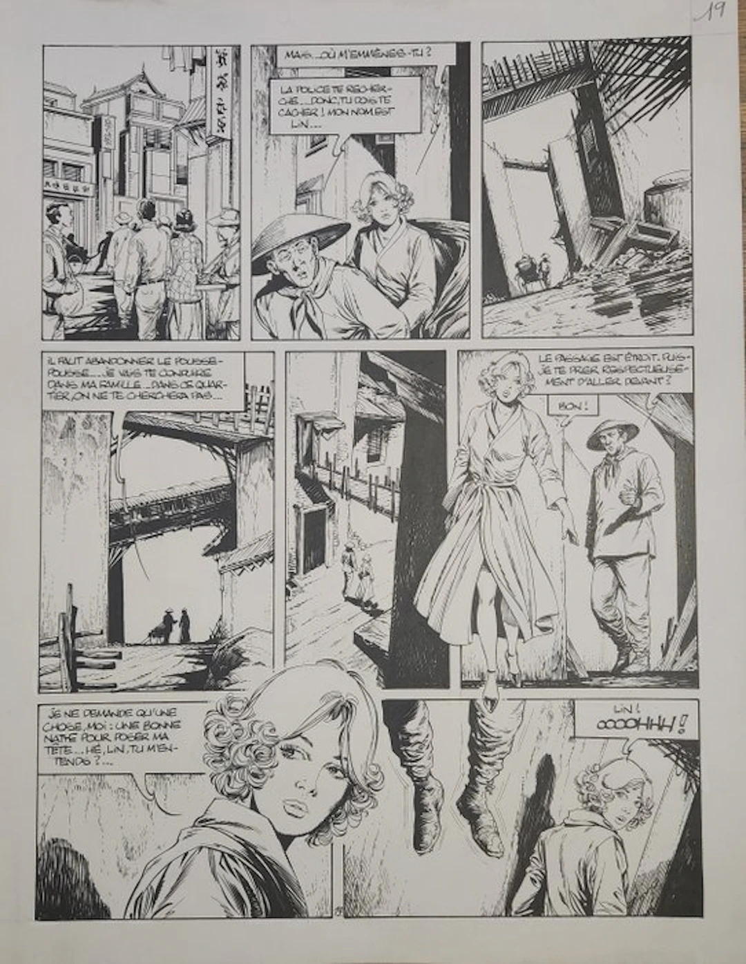 Musquera, Xavier - 1 Original page - Peggy Press - 1986