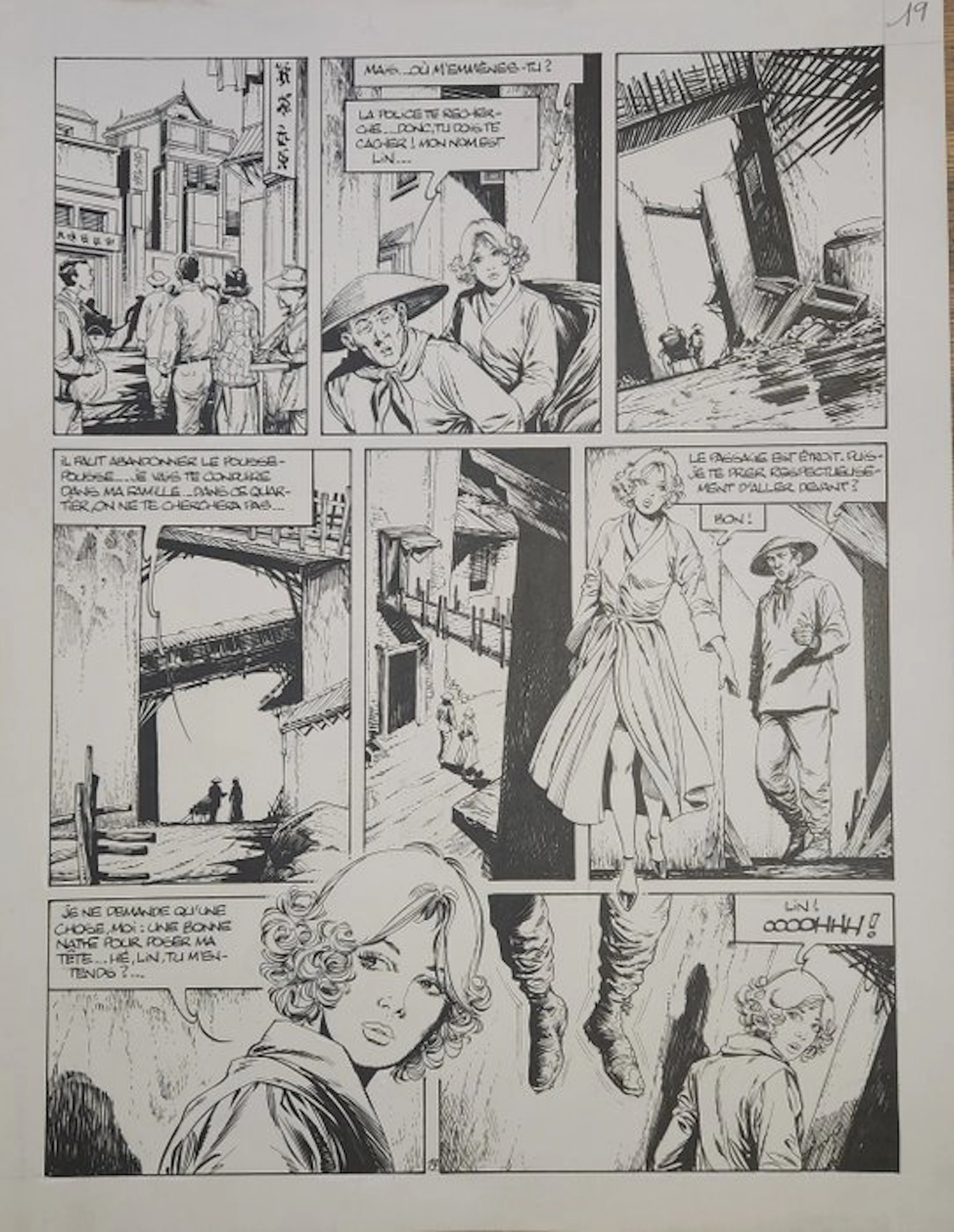 Musquera, Xavier - 1 Original page - Peggy Press - 1986