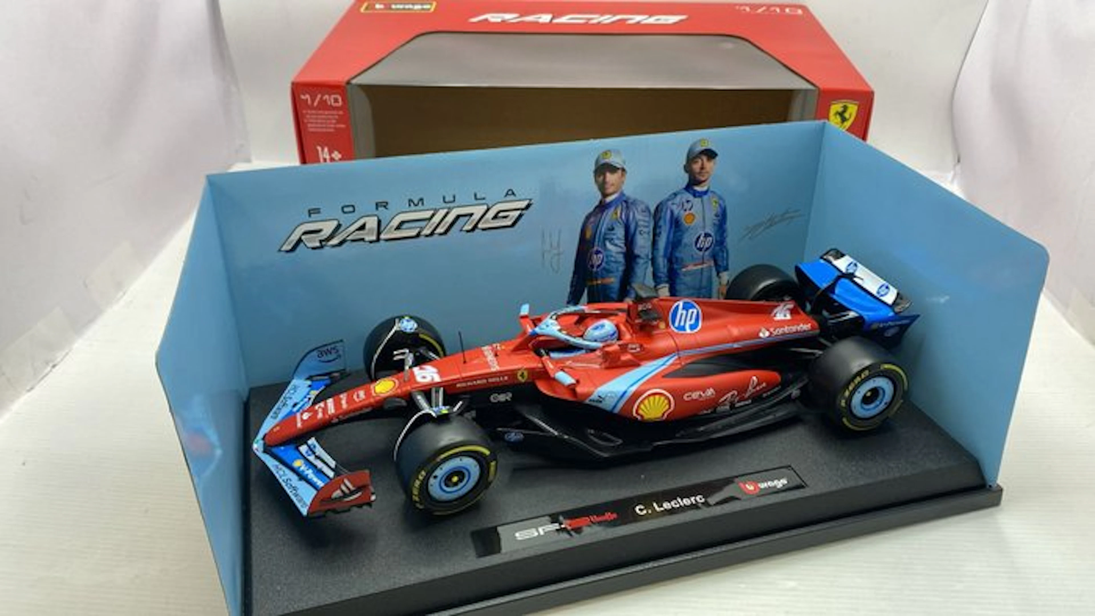 Bburago 1:18 - Model car - Ferrari SF-24 Charles Leclerc...