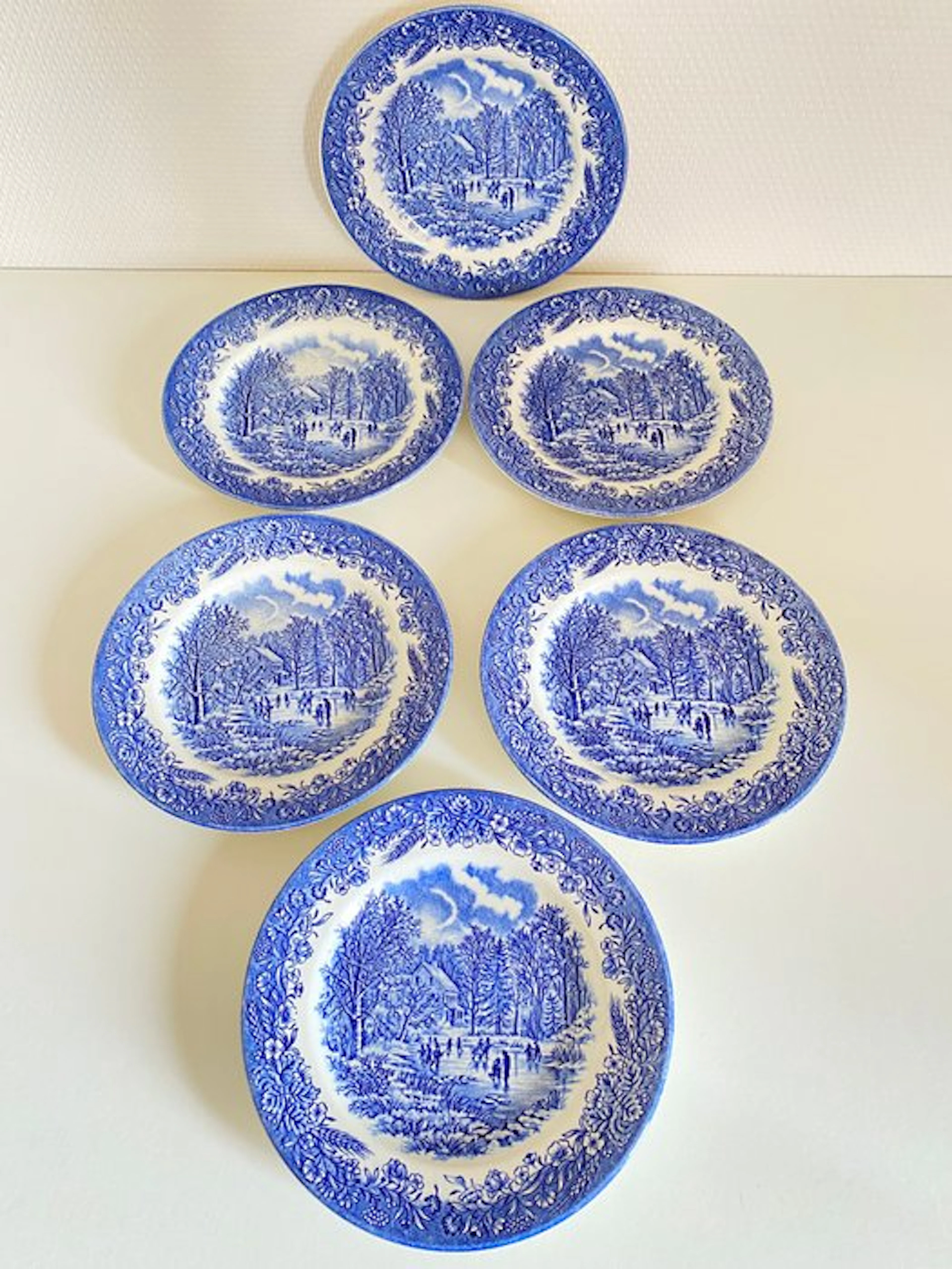 Churchill - Plate (6) - Champêtre - Iron Earth Porcelain