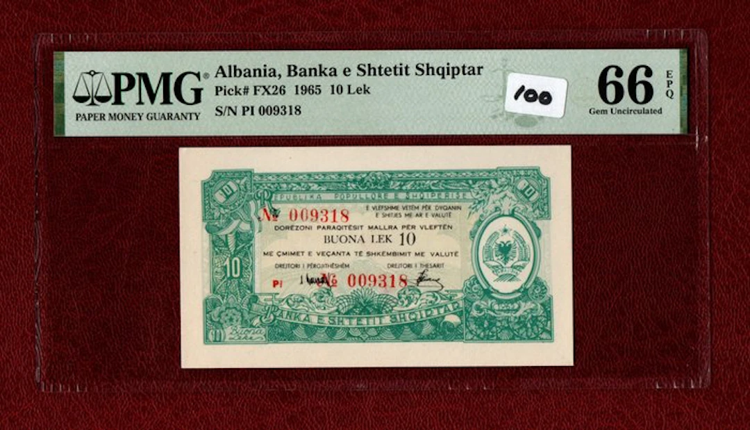 Albania. - 10 Lek - 1965 - Pick FX26 (No reserve price)