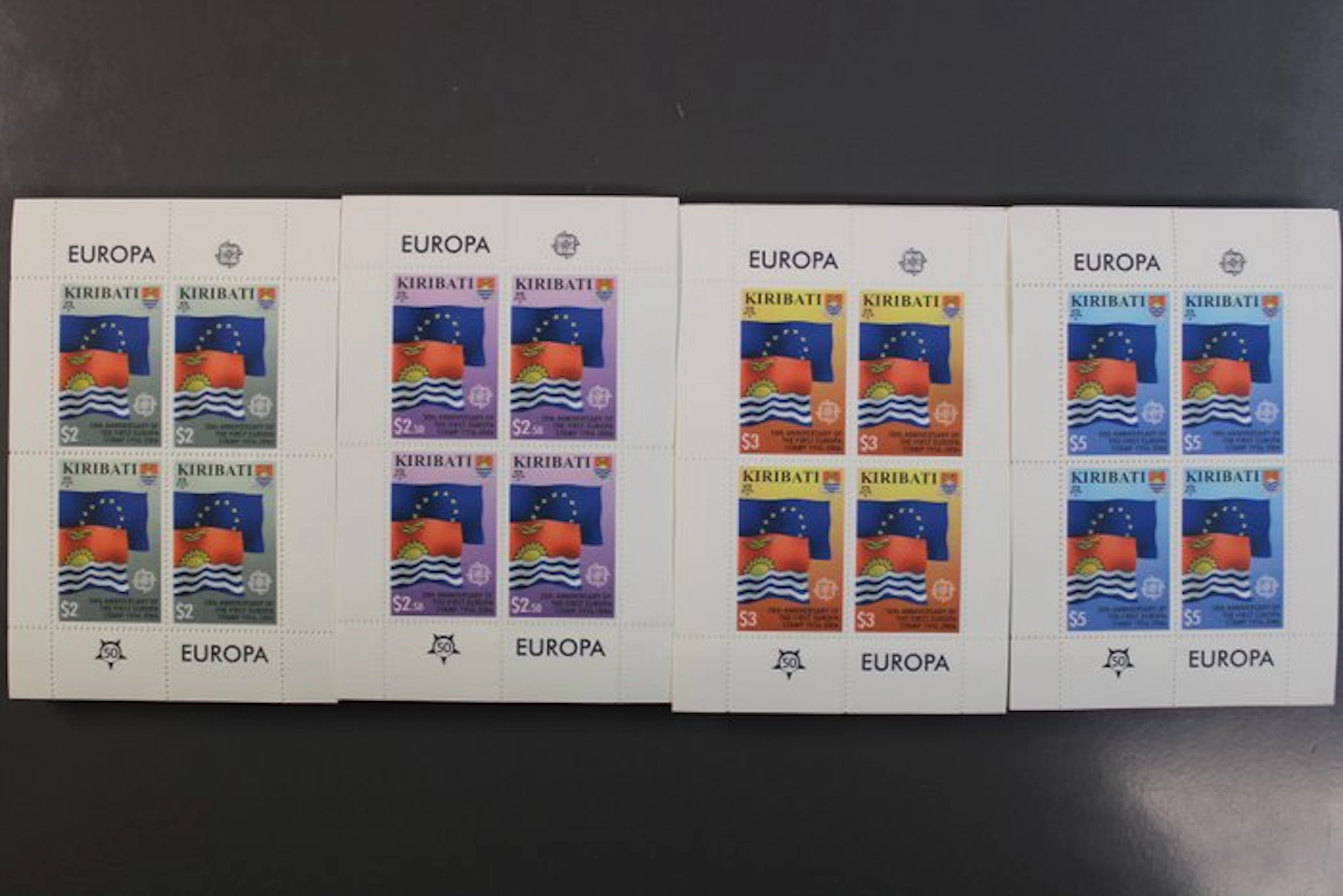 Europe: 50 Years of European Brands - 400 Kiribati blocks