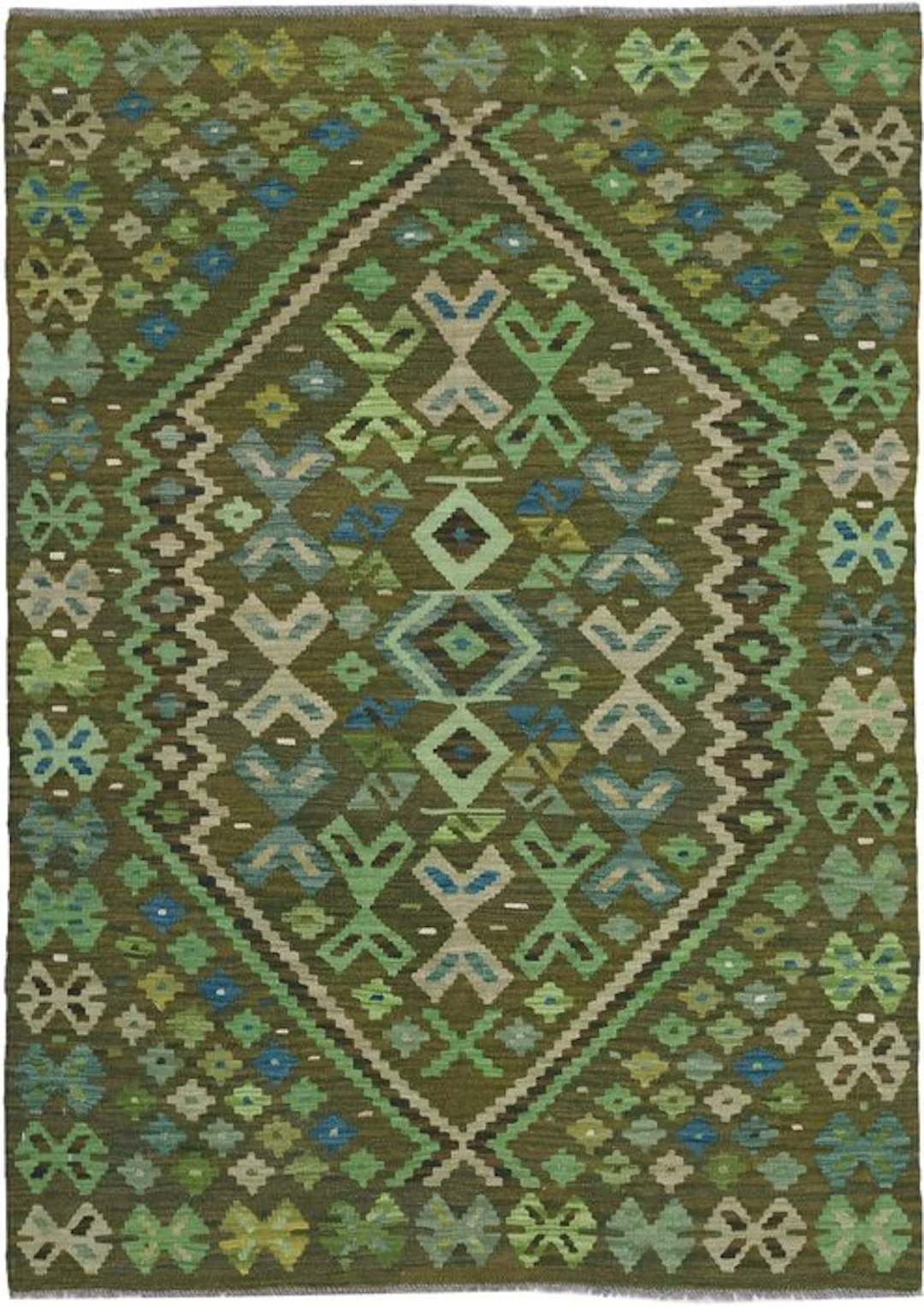 Handwoven Designer Kilim – Afghan Design - Kelim - 179 cm - 126 cm