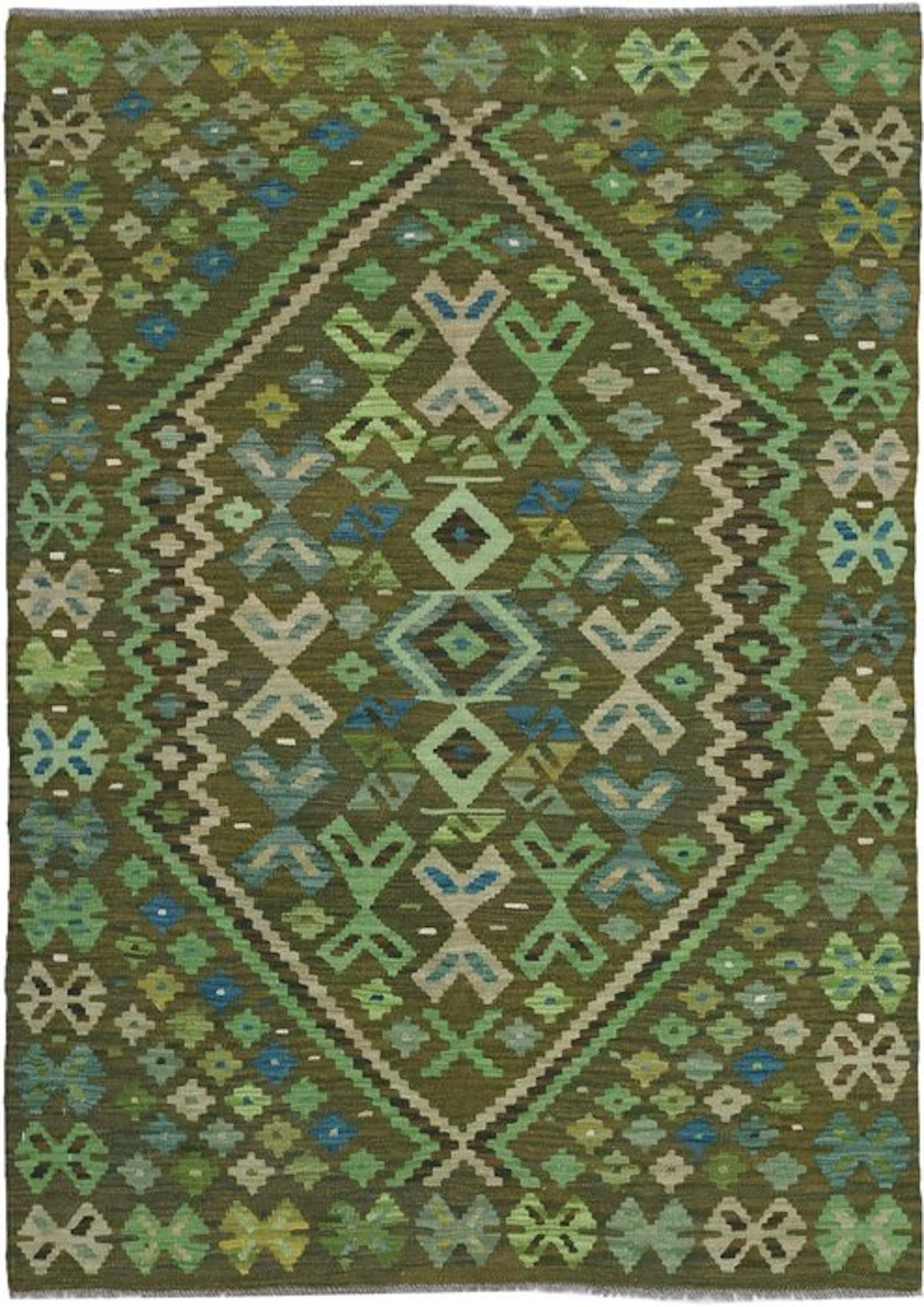 Handwoven Designer Kilim – Afghan Design - Kelim - 179 cm - 126 cm