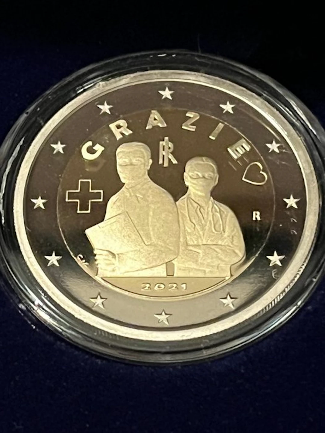 Italy. 2 Euro 2021 "Professioni Sanitarie" Proof (No reserve price)