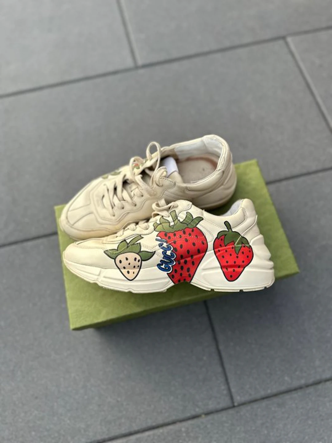 Gucci - Rython Strawberry - Sneakers - Size: EU 41