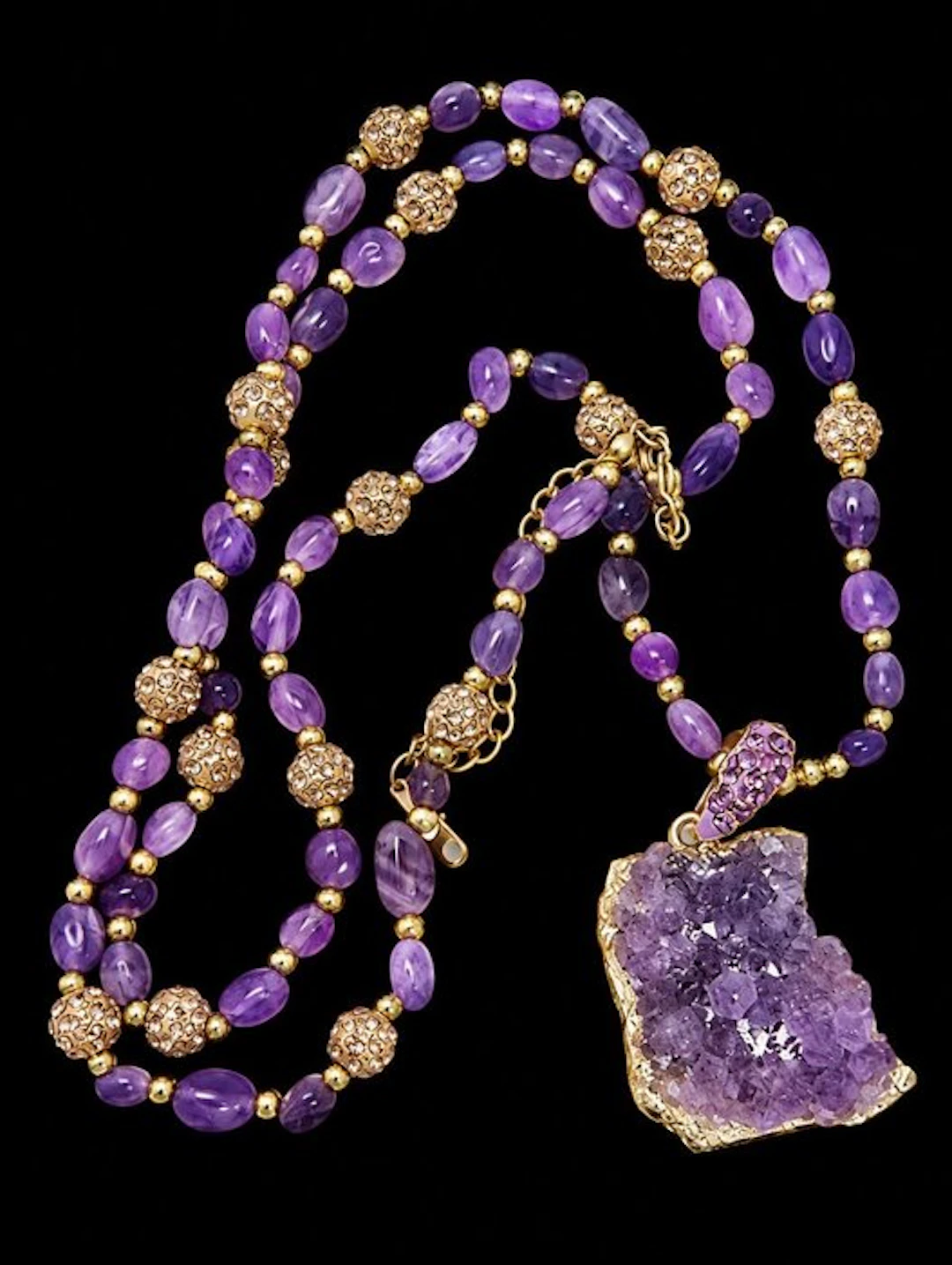 Very beautiful handmade premium-quality natural amethyst...
