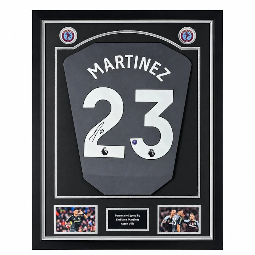 Aston Villa - Premier League - Emi Martinez - Premium Frame - Football jersey