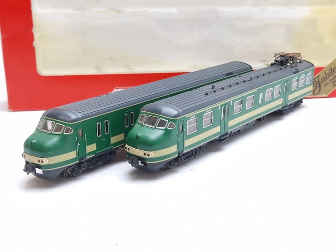 Fleischmann H0 - 1472.2 - Train unit (1) - Plan V 415 green