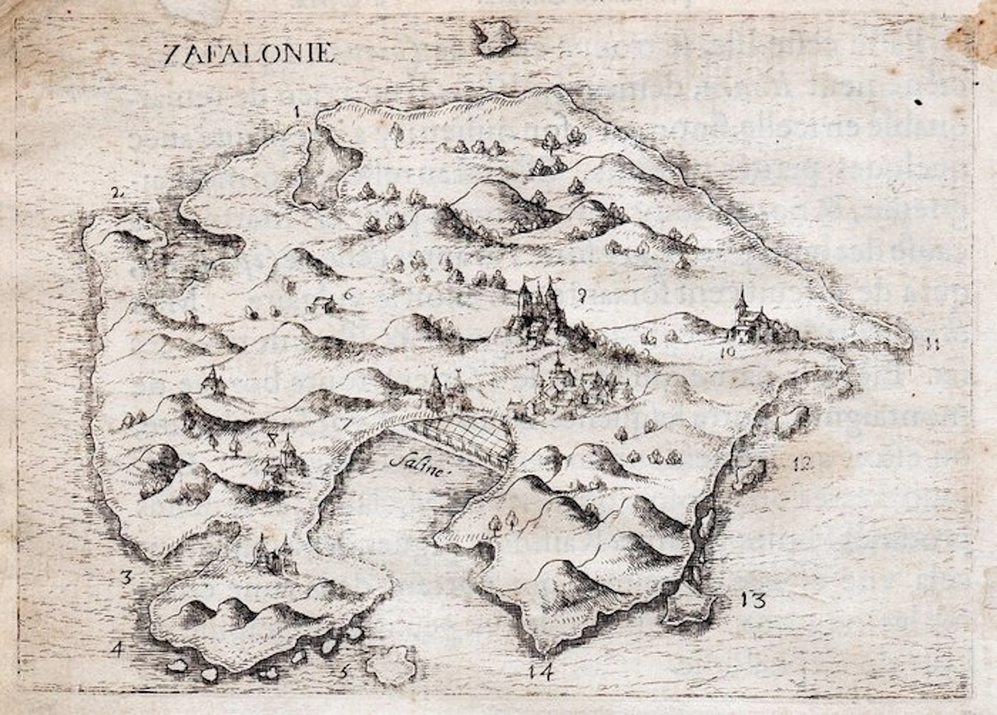 Greece - Cephalonia; Henri de Beauvau - Zafalonie - 1615
