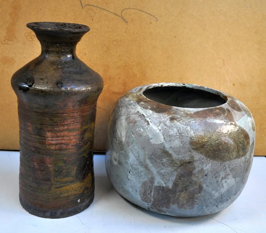 Maestri Ceramisti XX sec. - Vase (2) - Ceramic - Pair of signed vases