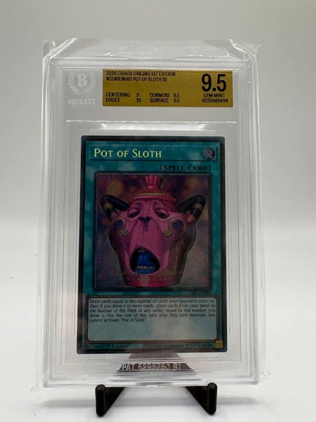 Konami - 1 Graded card - Yu-Gi-Oh! First edition, Foil - Beckett 9.5