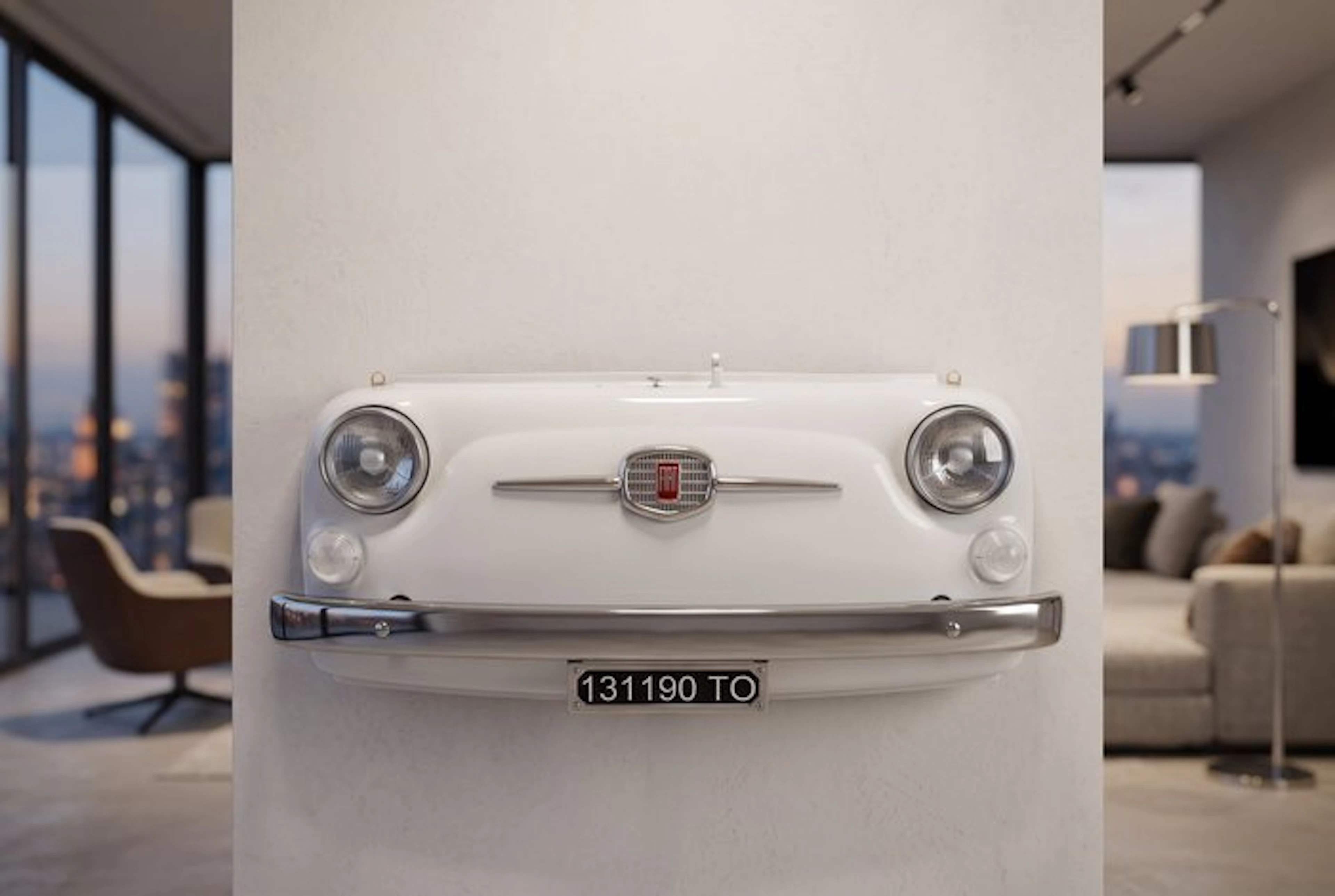 Carbon Design - Lamp - Front Fiat 500F - Metal