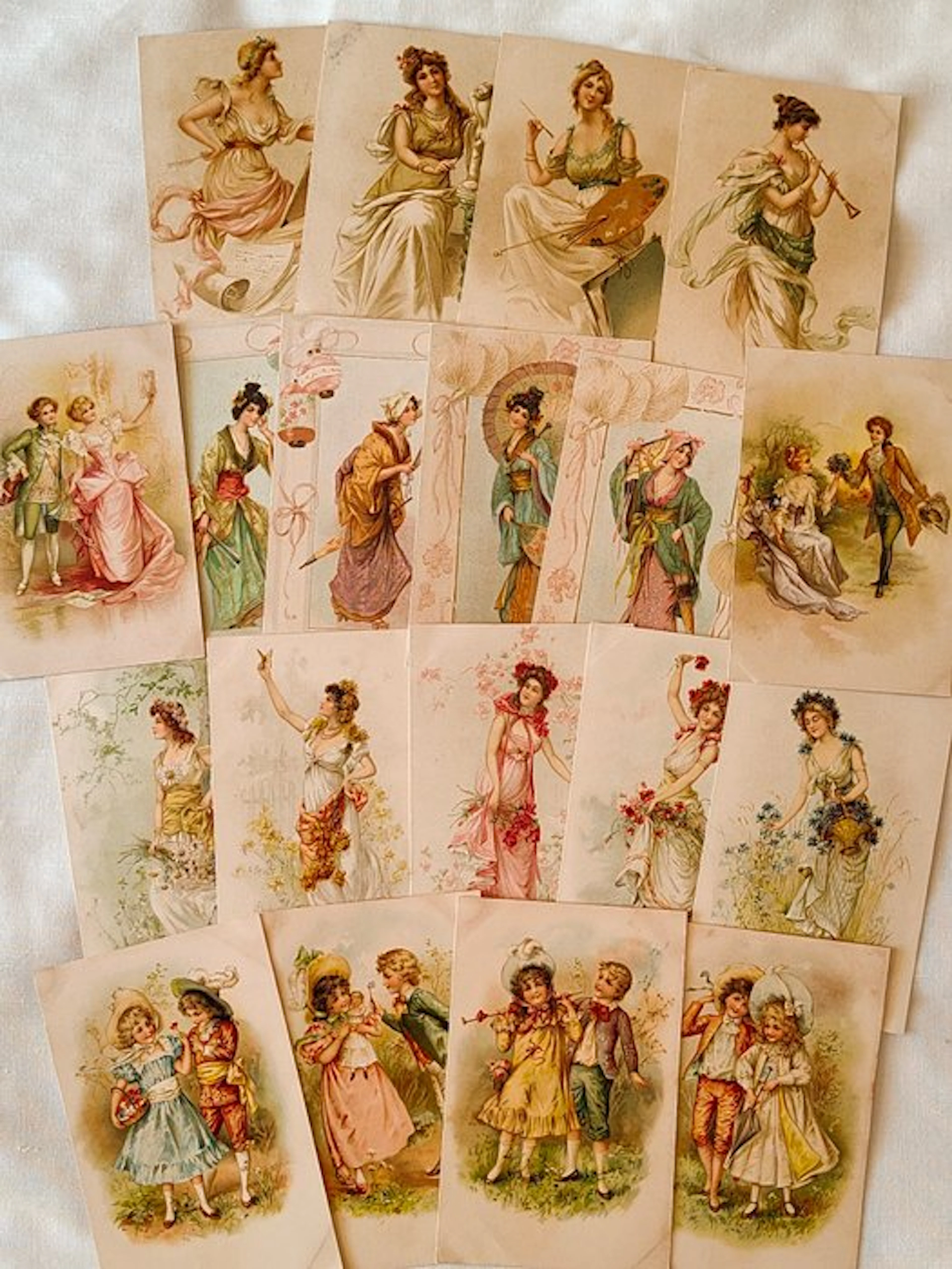 Austria, Italy - Fantasy - Art Nouveau "Belle Époque"...
