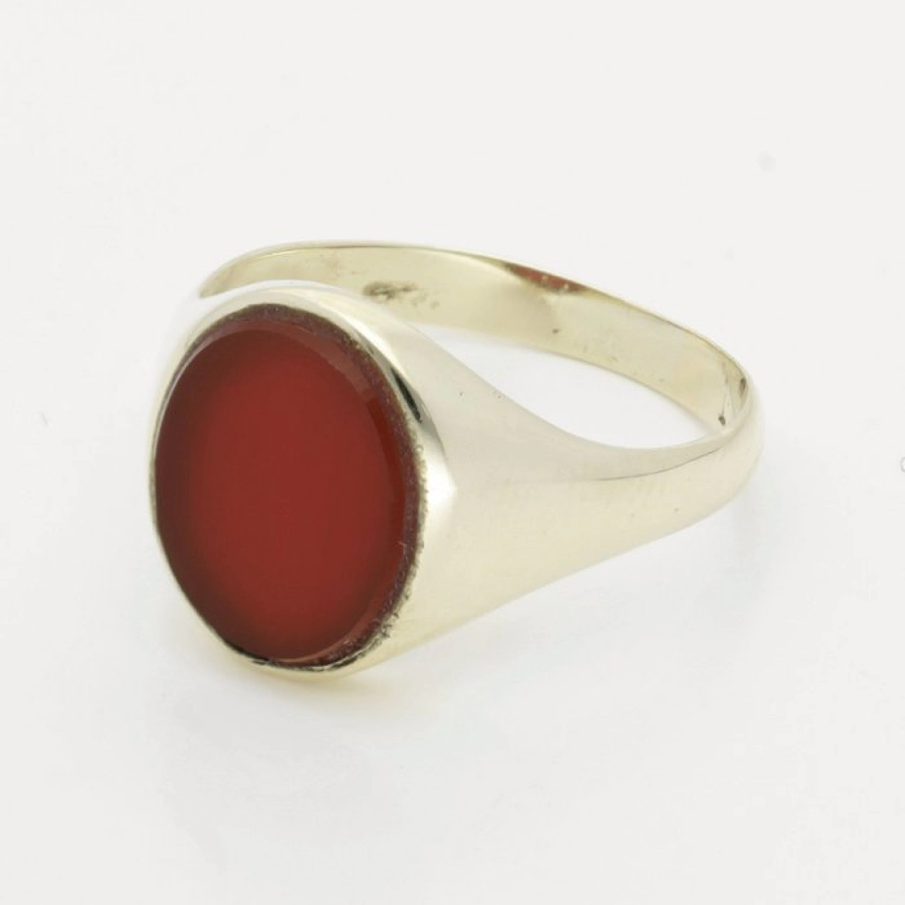 Ring - 14 kt. Yellow gold - Carnelian