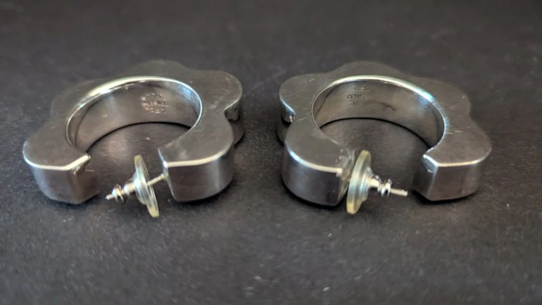 Sterling silver - Earrings - Taxco