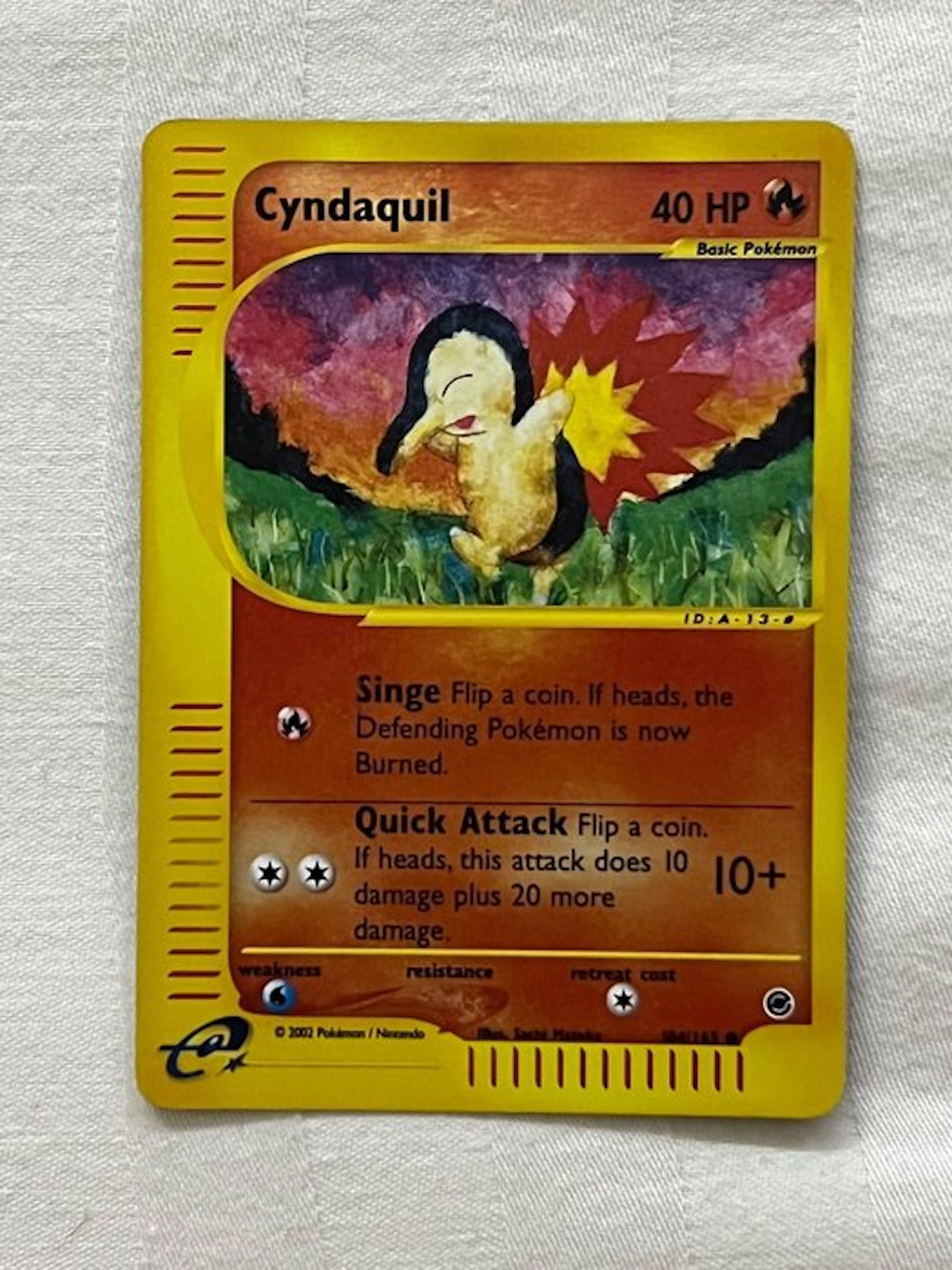Pokémon - 1 Card - Cyndaquil ID:A-13 Foil, Promo card - Various sets