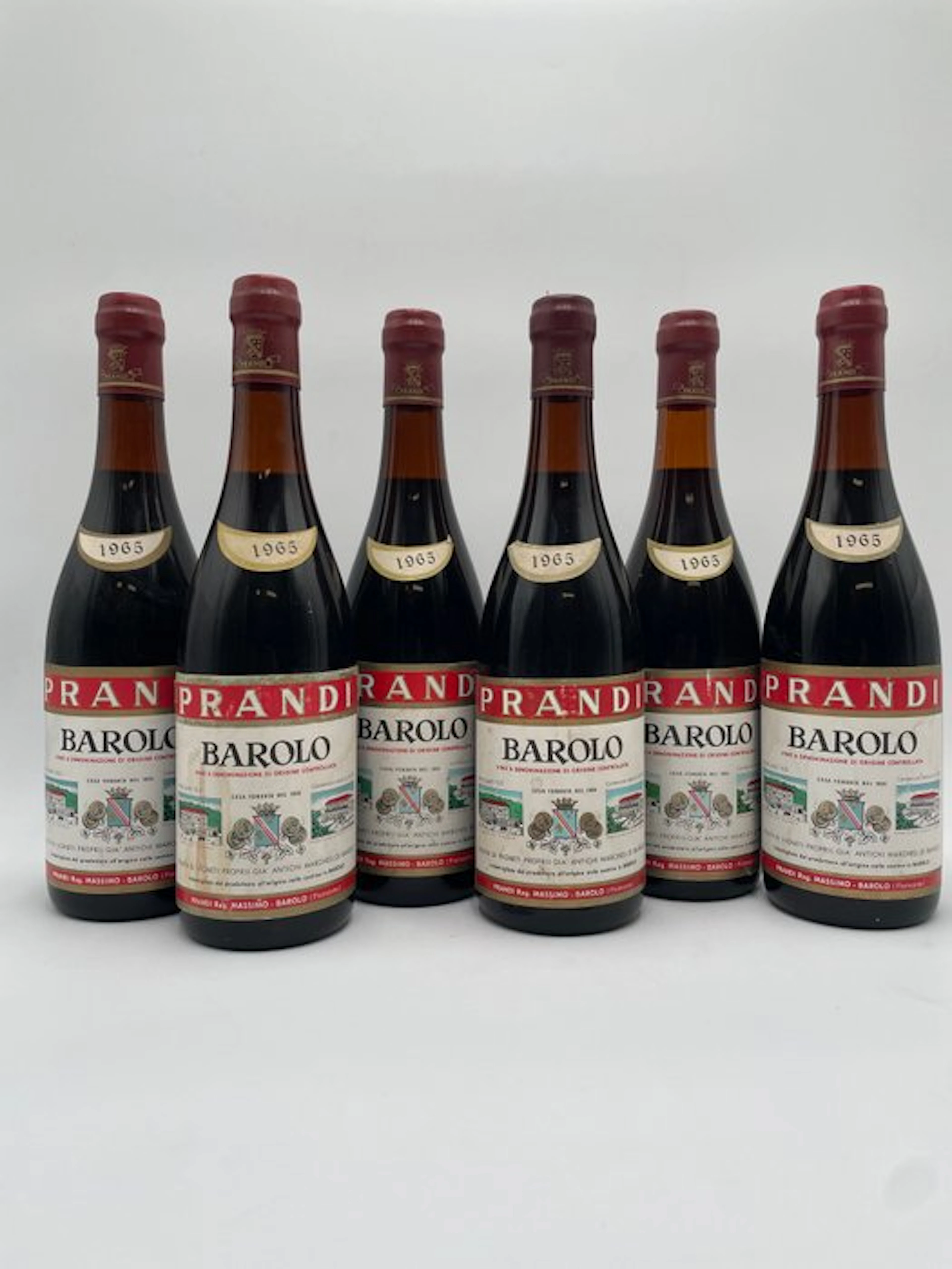 1965 Prandi Barolo - Piedmont - 6 Bottles (0.75L)