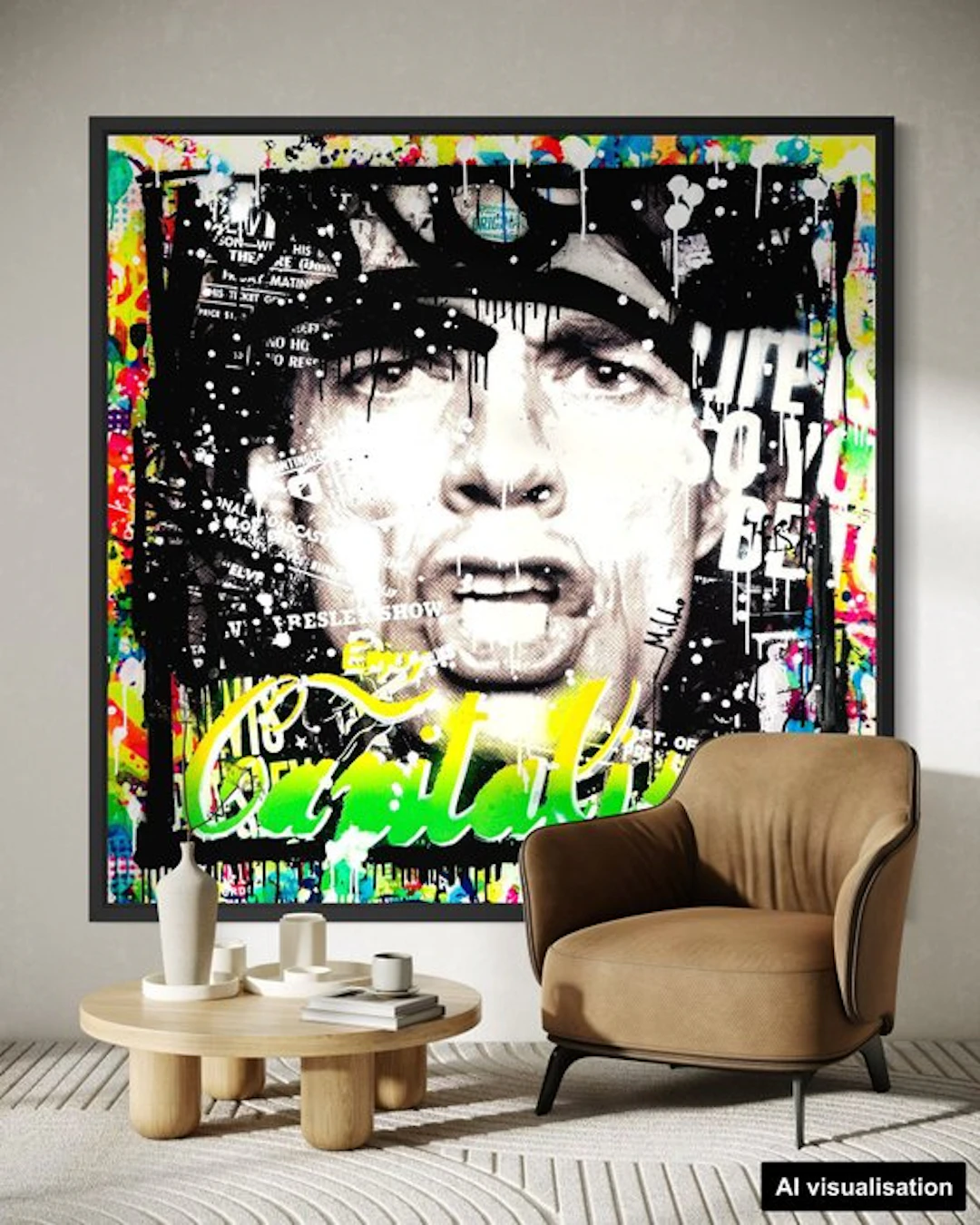 Mikko - Mick Jagger Shut Up And Listen - XL [Unq 1/1]