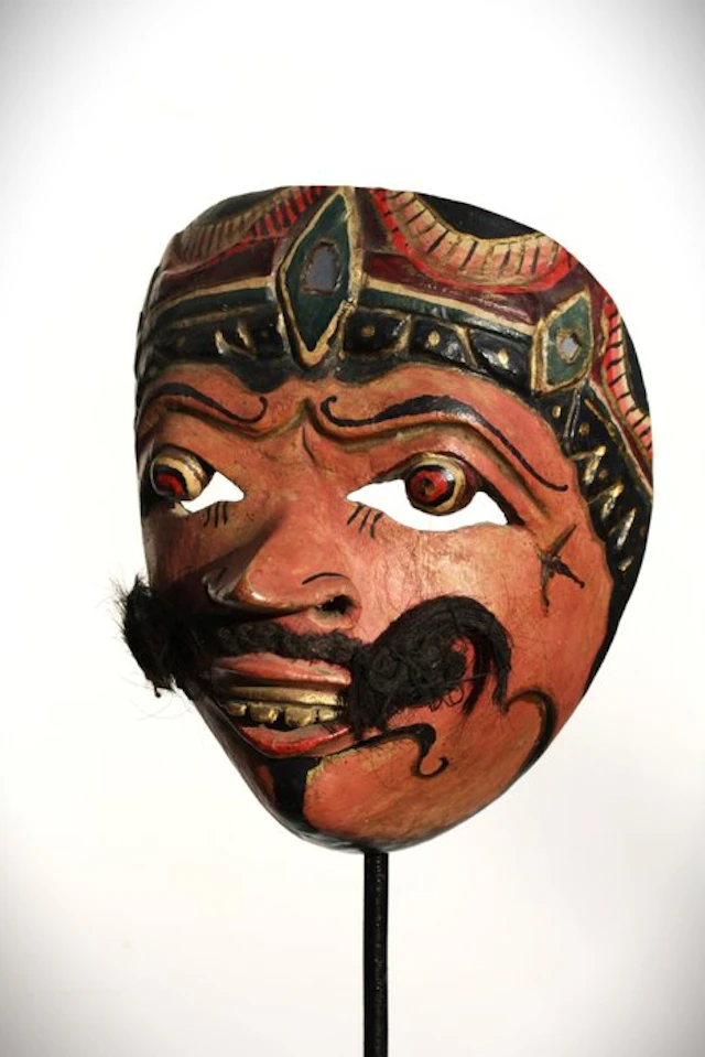 Old Java Mask - Wood - Indonesia - Mid-20th century