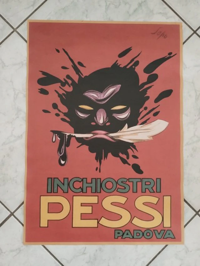 Sepo (Severo Pozzati) - Inchiostri Pessi - 1970s