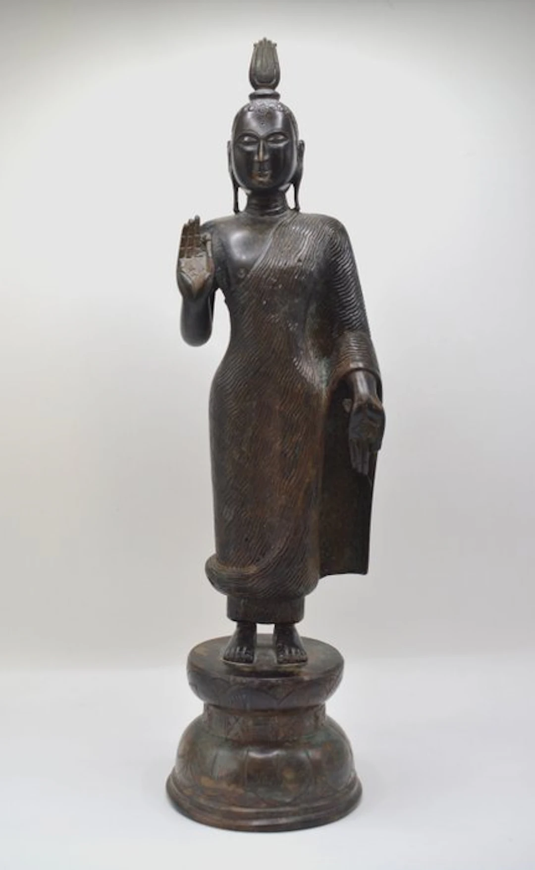 Standing Buddha - Sri Lanka - Kingdom of Kandy / Bronze /...