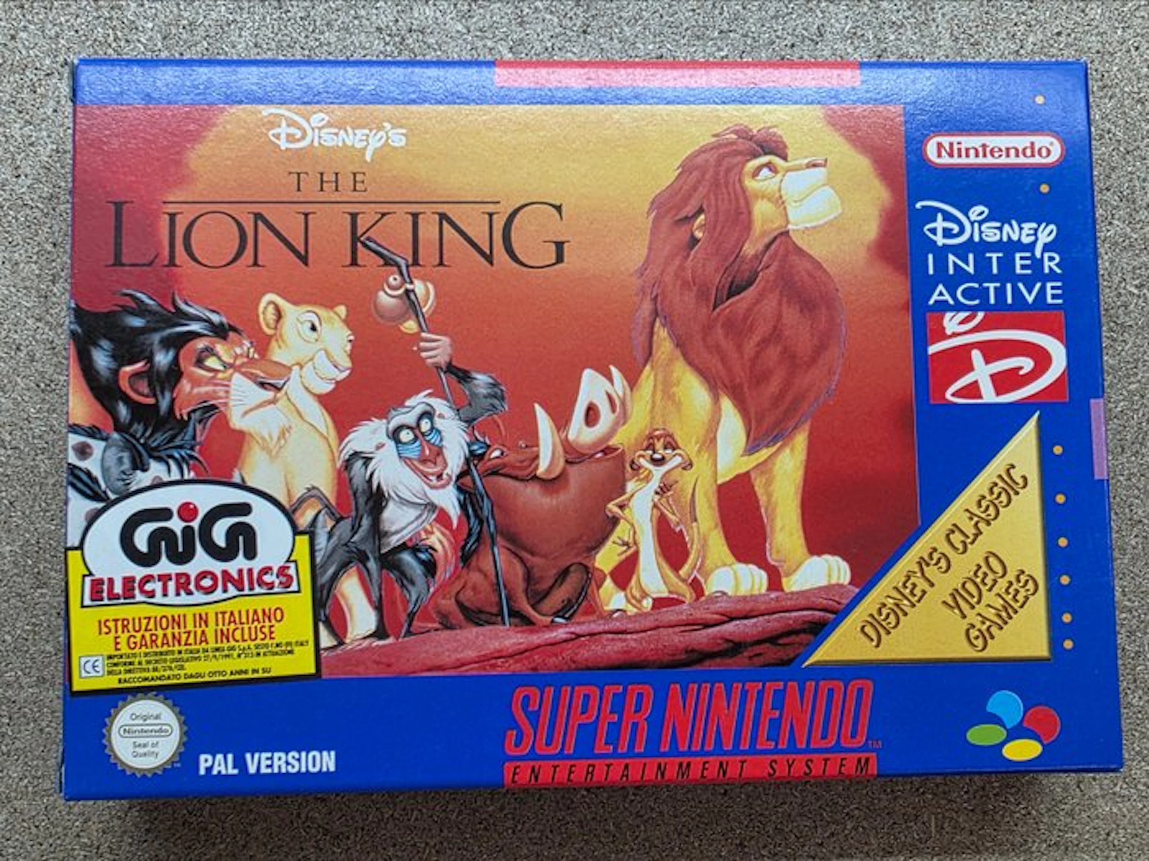 Nintendo - Snes - BRAND NEW OLD STOCK - THE LION KING...