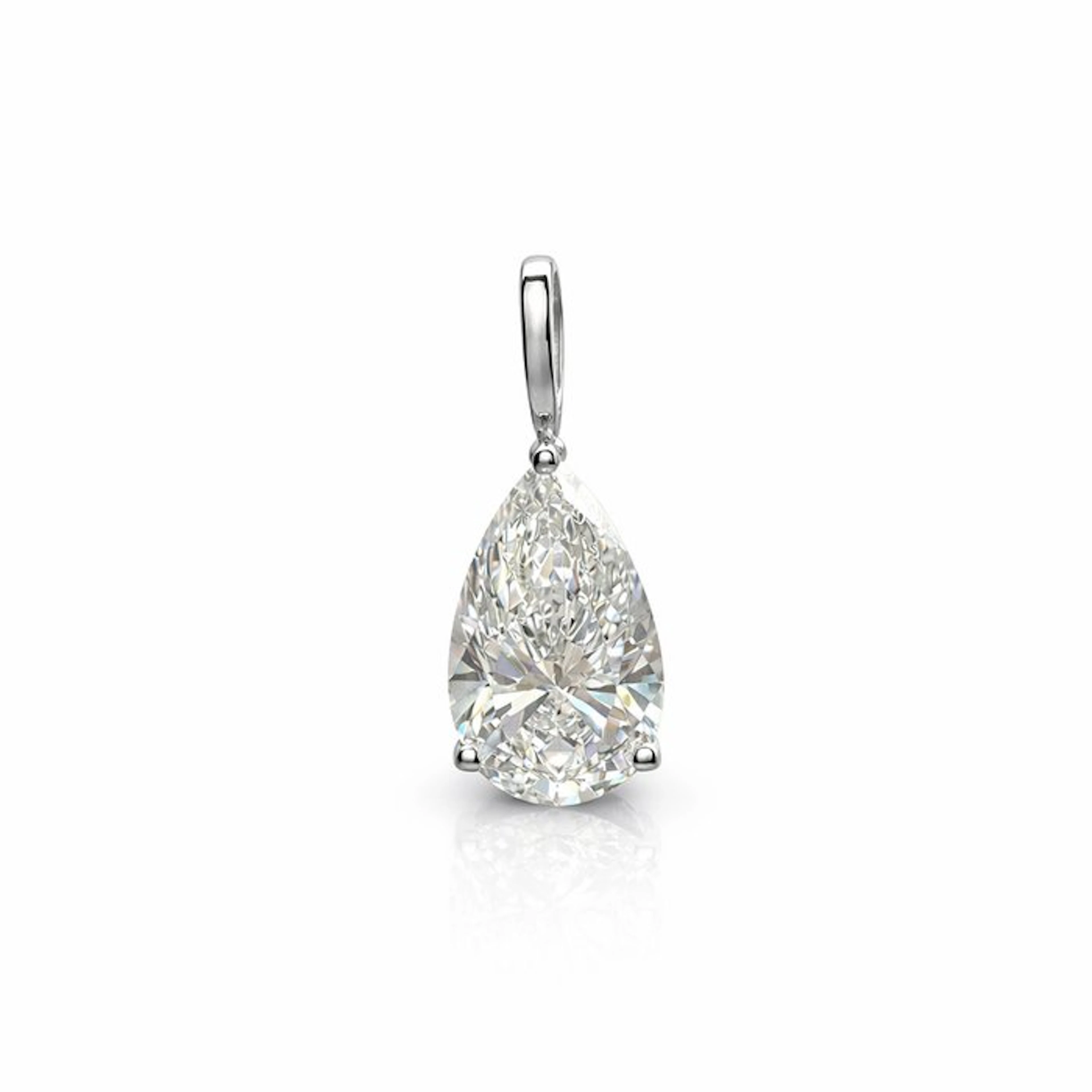 No reserve price - Pendant - 14 kt. White gold - 2.00ct. tw. Diamond