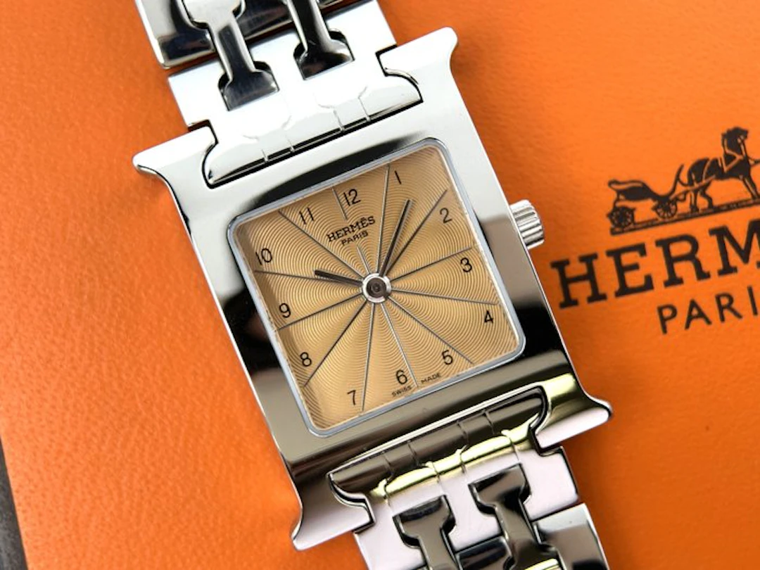Hermès - Heure H - HH1.210 - Serviced - Box & Papers - Unisex - 1999
