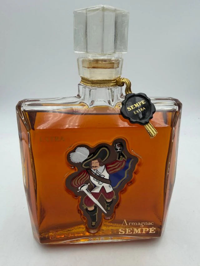 Sempé - Armagnac Extra Mousquetaire - b. 1980s - n/a (70cl)