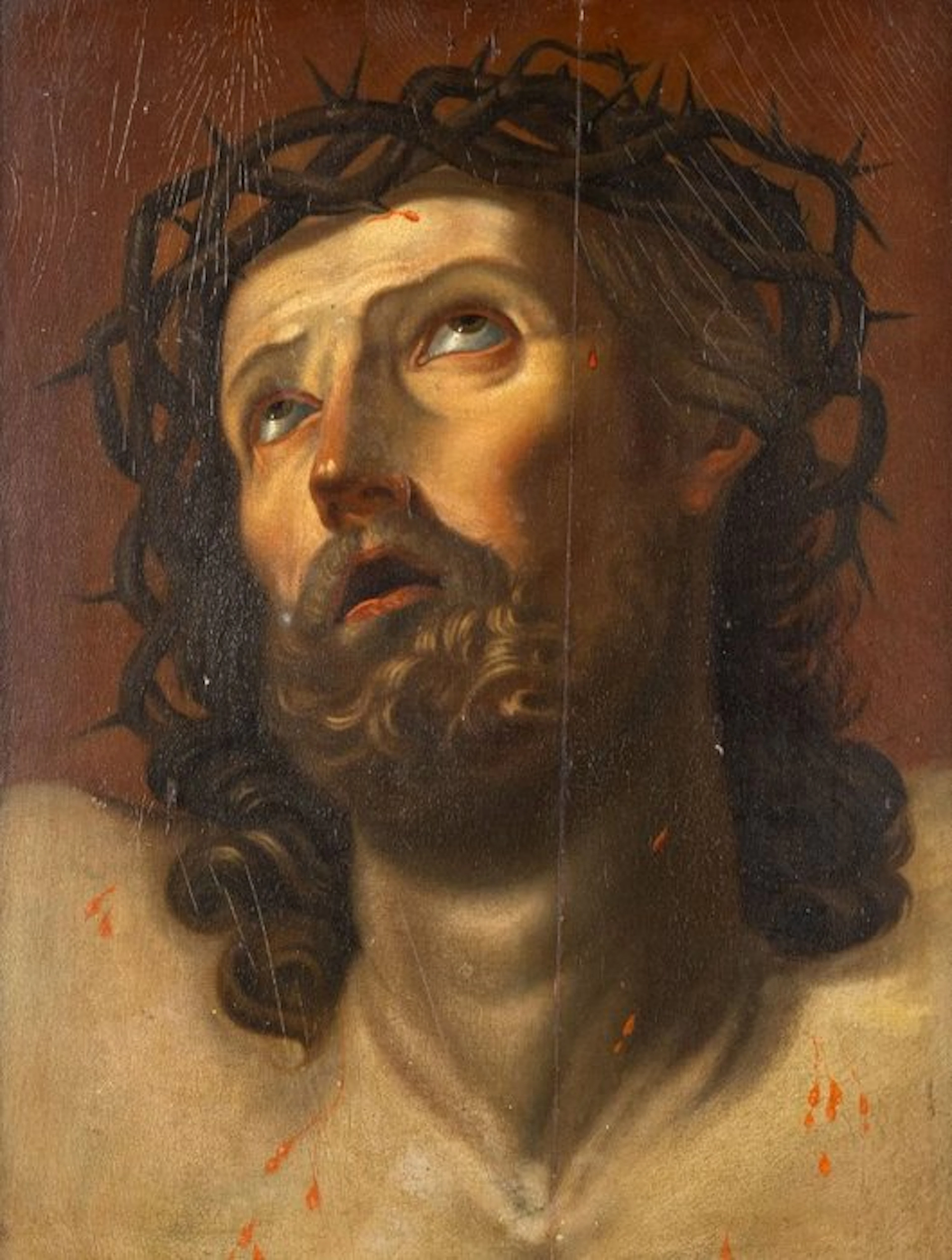 Guido Reni (1575–1642), Follower of - Christus mit der Dornenkrone (Ecce Homo)