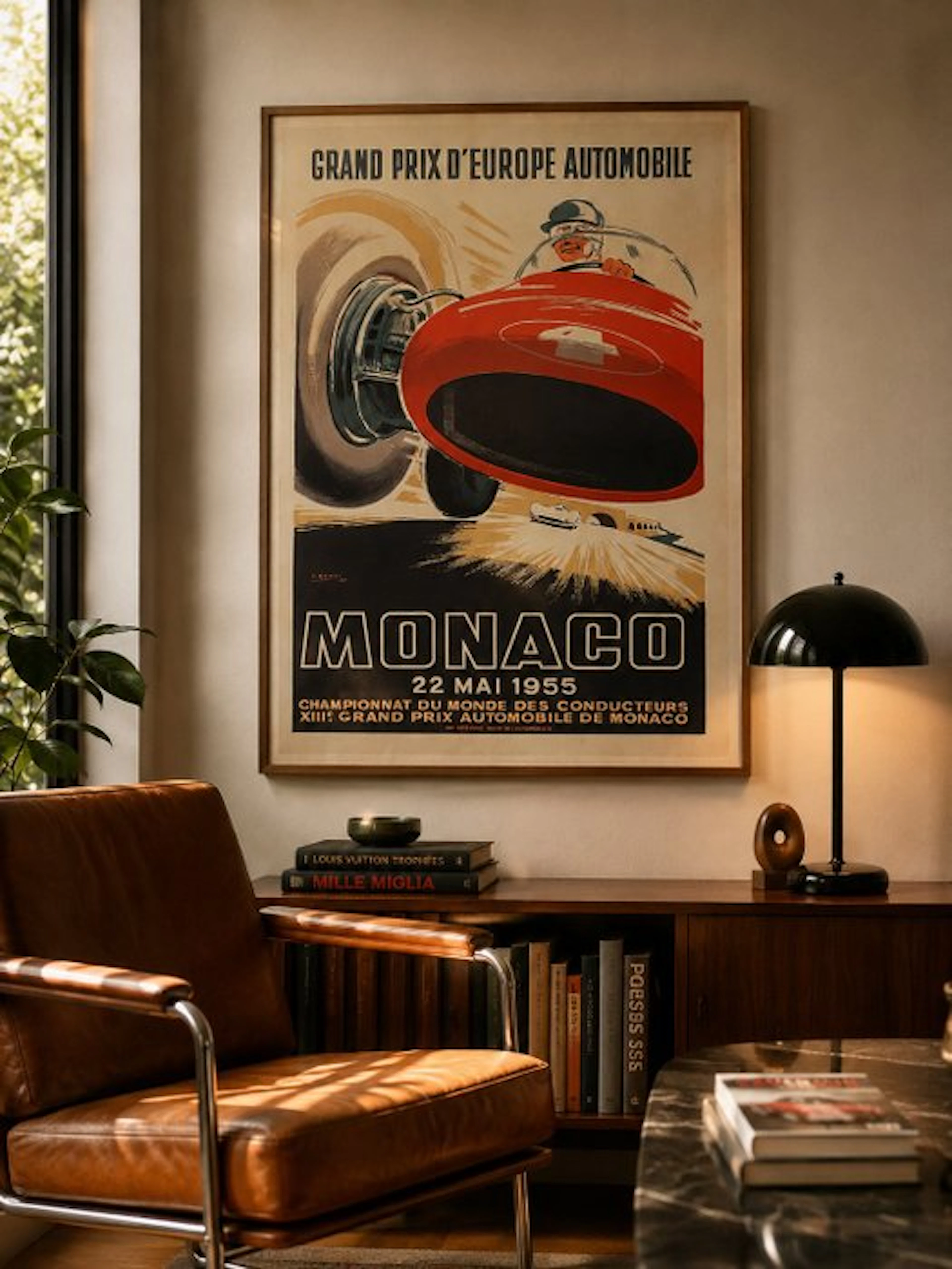 J. Ramel - GRAND PRIX D'EUROPE AUTOMOBILE - MONACO 22 MAI 1955 - 1970s
