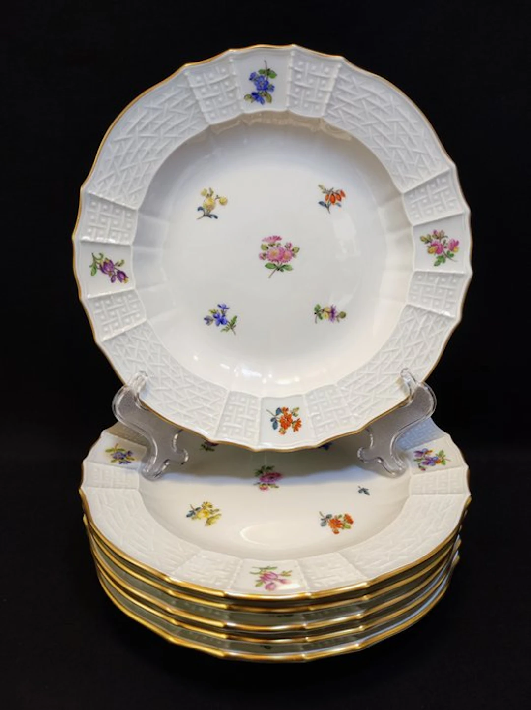 Meissen - Plate (6) - Ø 20,4 cm 6er Set Vorspeiseteller...