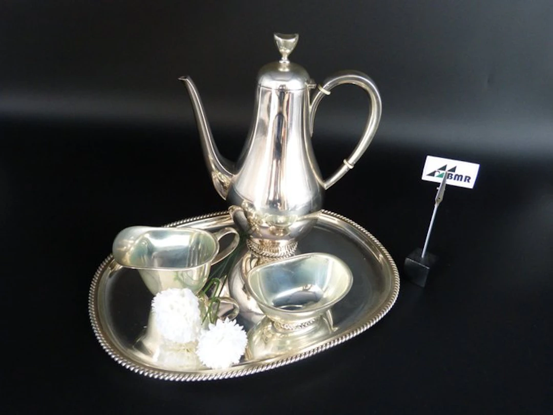 M.H. Wilkens & Söhne - Coffee and tea service (4) - .925 silver