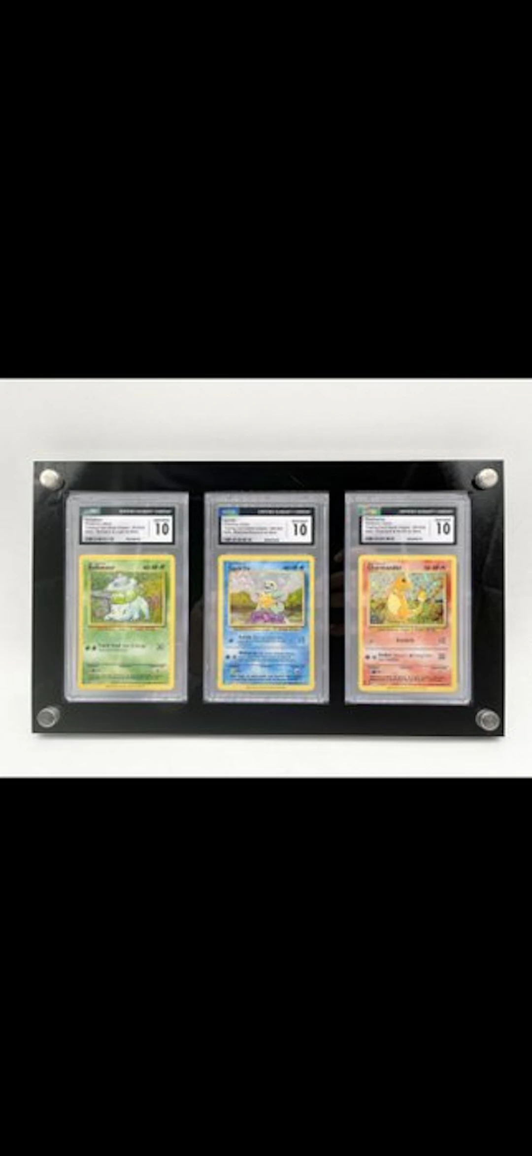 Pokémon - 3 Graded card - Bulbasaur