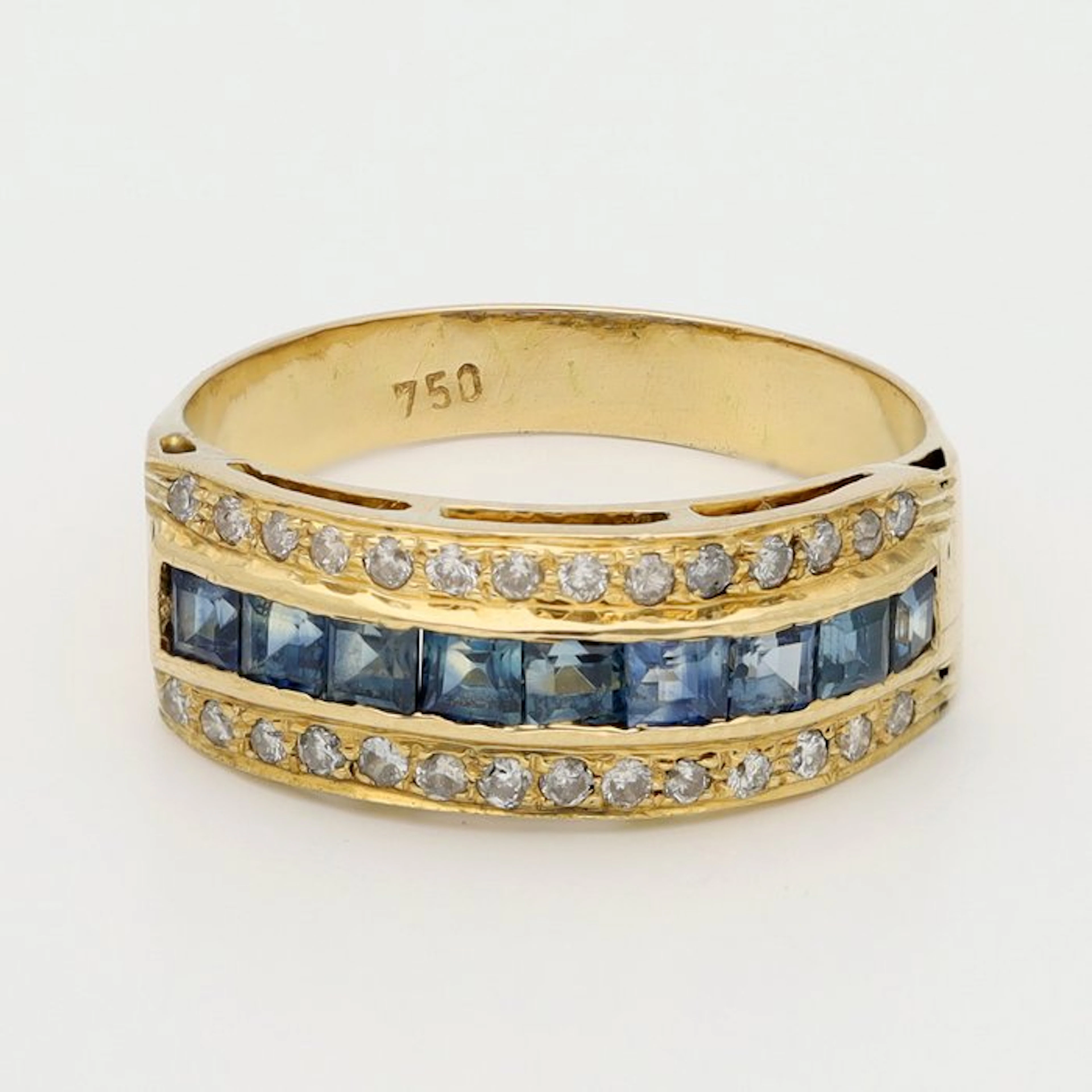 Ring - 18 kt. Yellow gold Diamond (Natural)