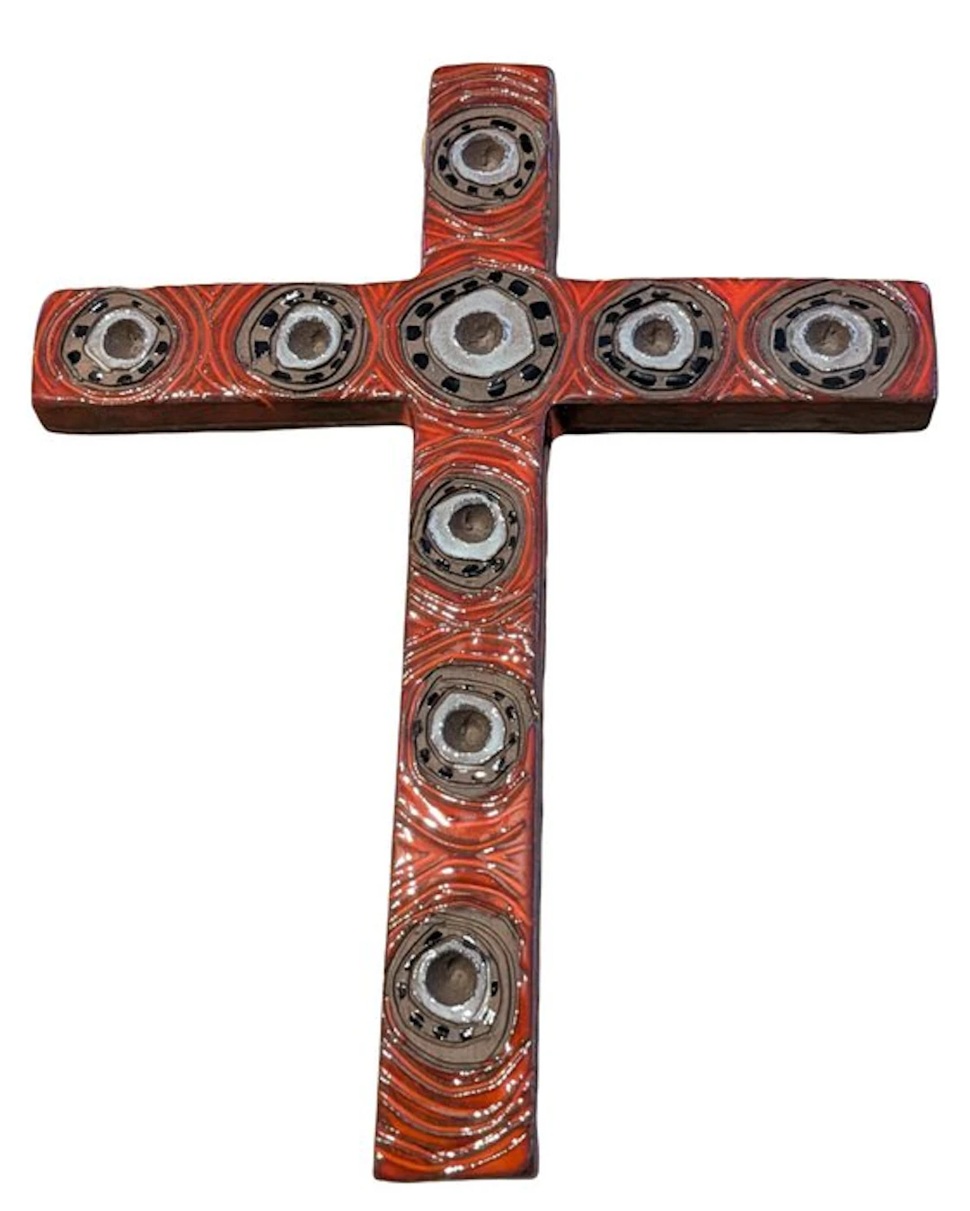Oswald Tieberghien (1936–2024) - Wall cross - 20.5 cm...