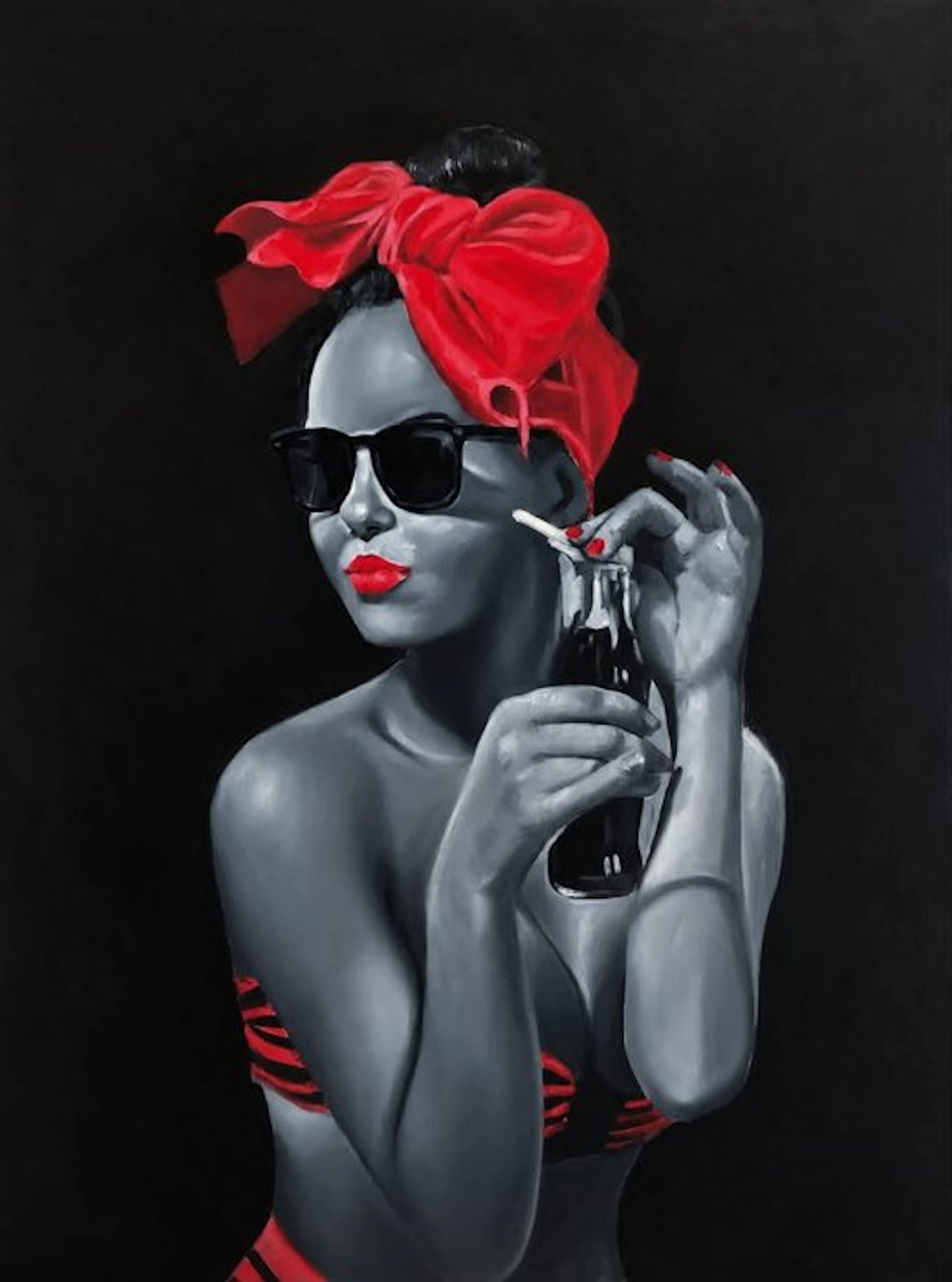 Héctor (XXI) - Chica Pin-up con Coca-Cola