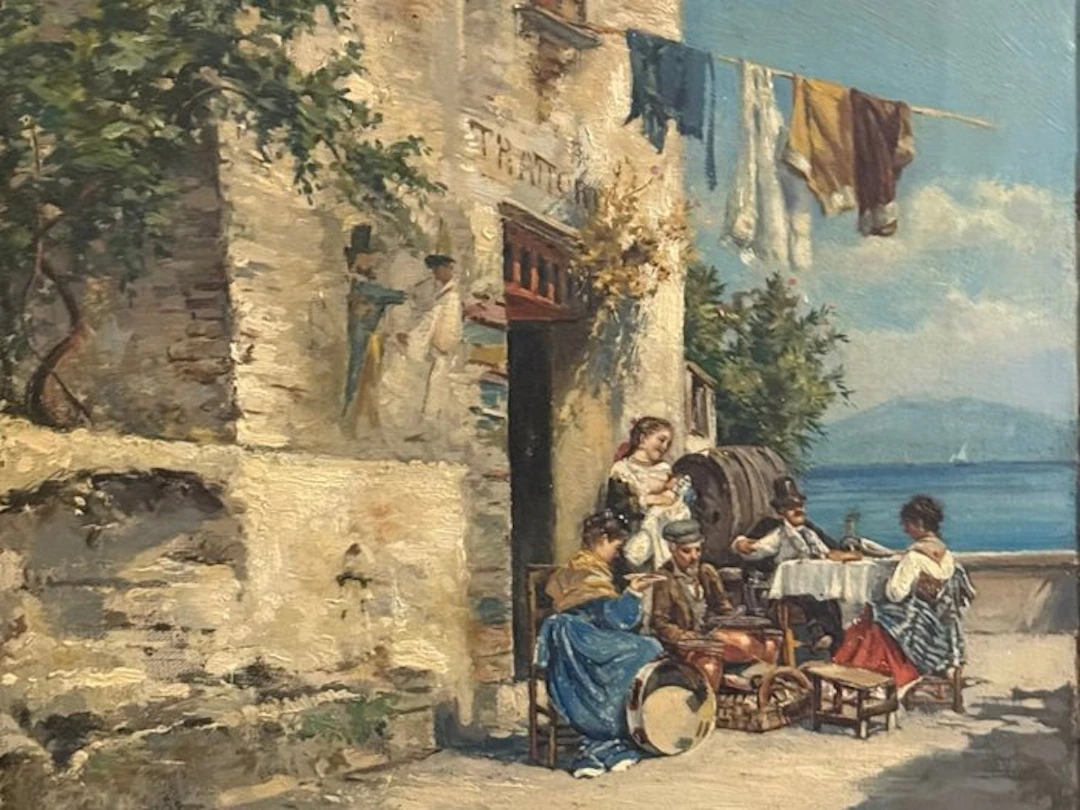 Carlo Brancaccio (1861-1920) - Banchetto a Napoli