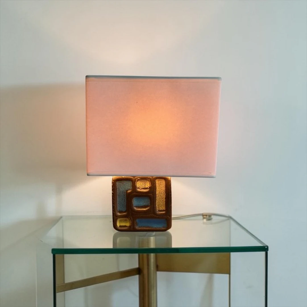 Strehla Keramik - Table lamp - VEB Strehla Keramik...
