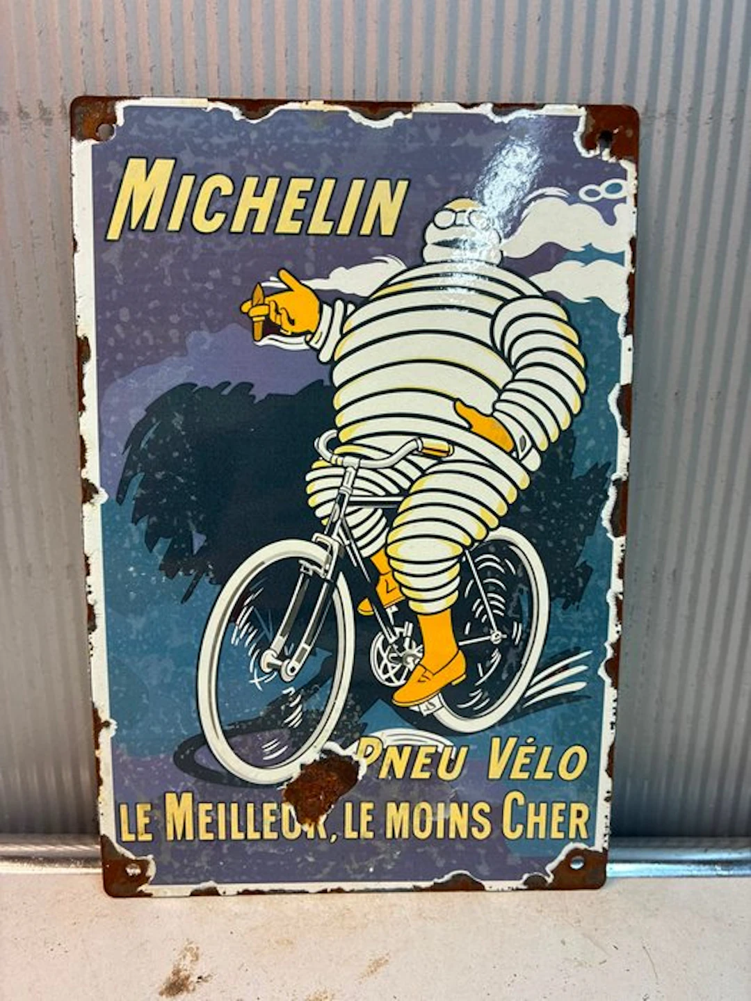 Michelin Bibendum – Pneu Vélo Fietsbanden – Emaille...