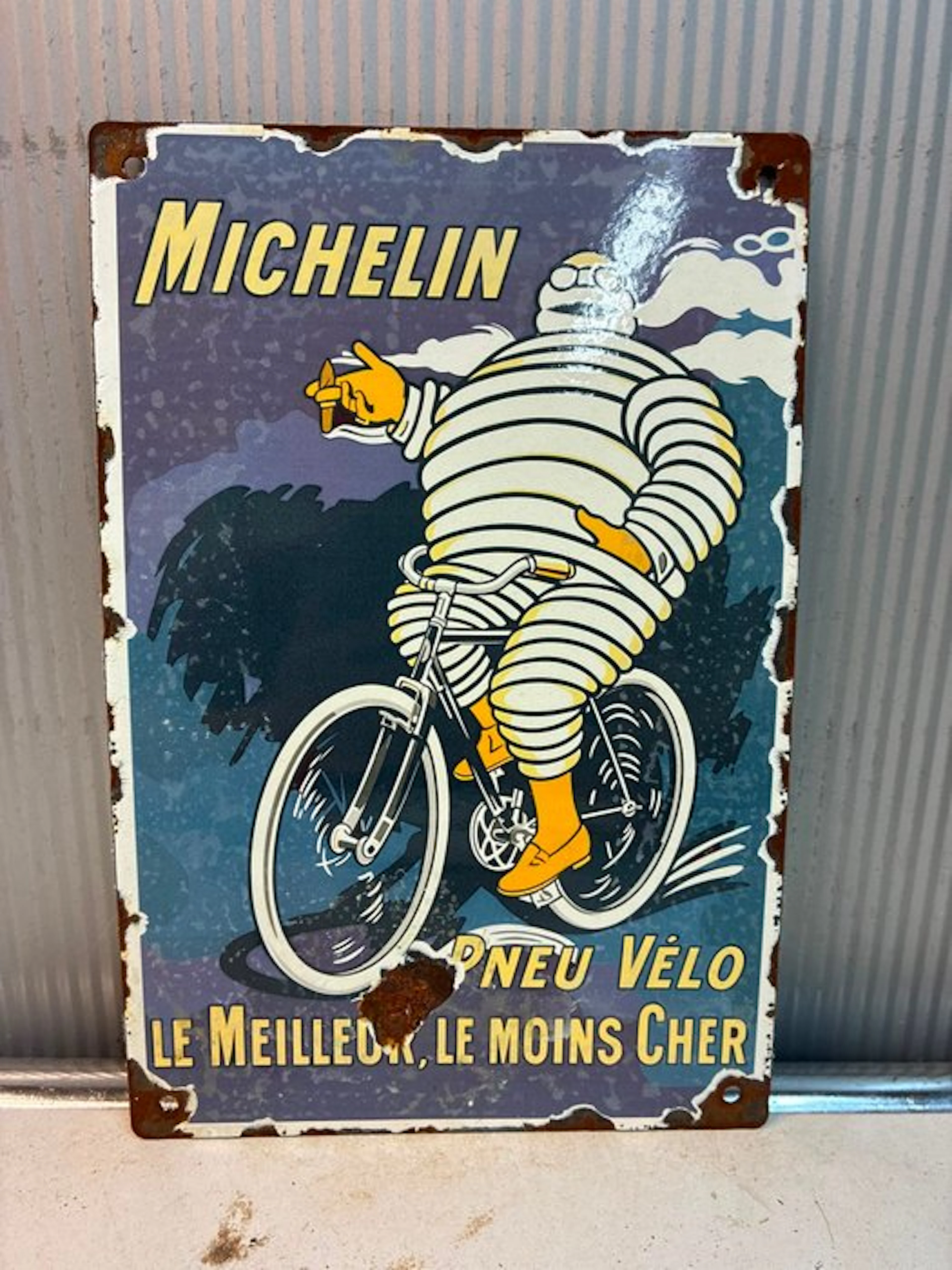 Michelin Bibendum – Pneu Vélo Fietsbanden – Emaille...