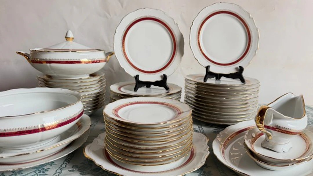 Exclusivité – Porcelaine de Sologne - Dinner set (54) - Art de Table