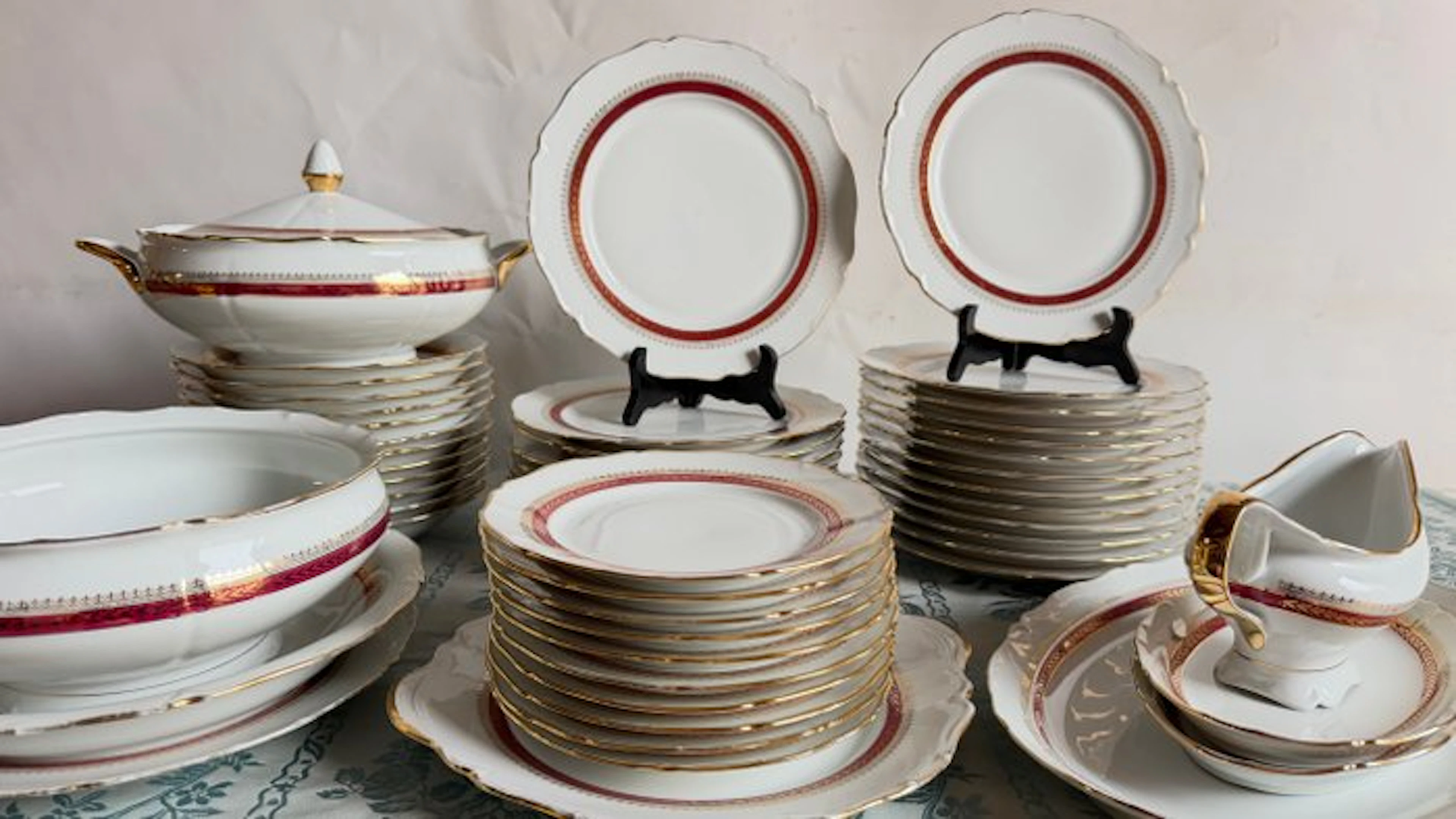 Exclusivité – Porcelaine de Sologne - Dinner set (54) - Art de Table