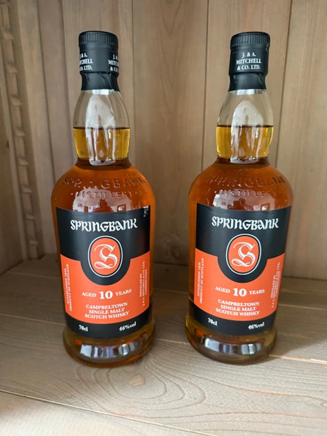 Springbank 10 years old - b. 2025 - 70cl - 2 bottles