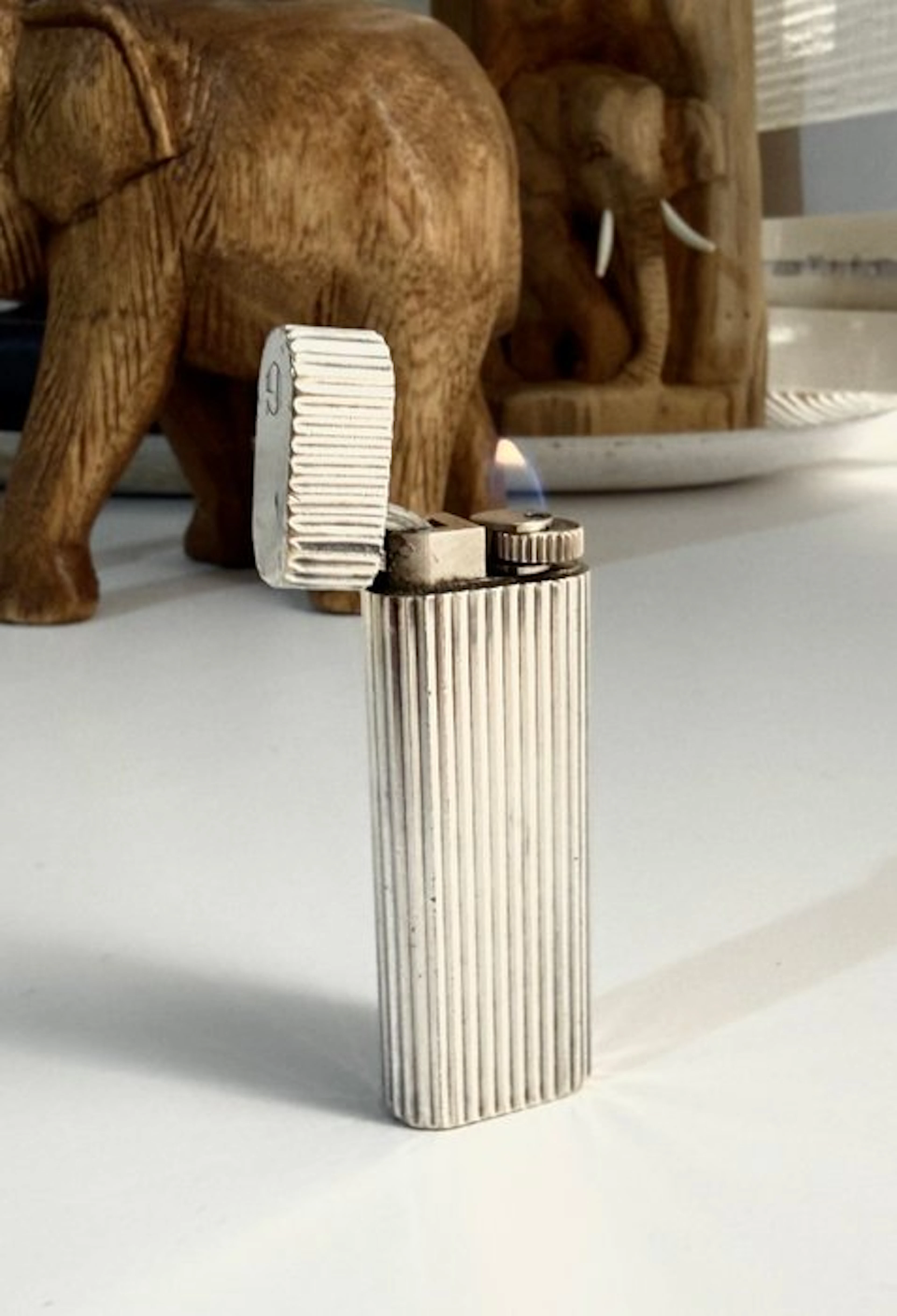 Cartier - PLAQUÉ Argent - No reserve price - Lighter - Silverplate