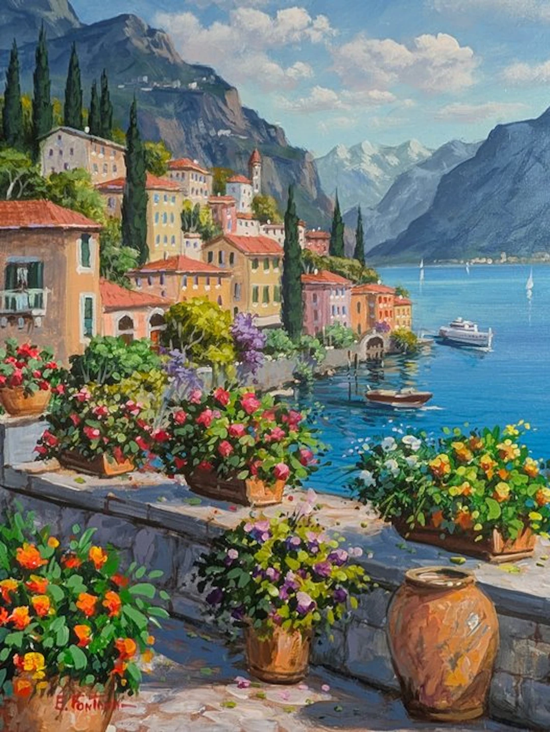 E. Fontana (XX) - Lago di Garda
