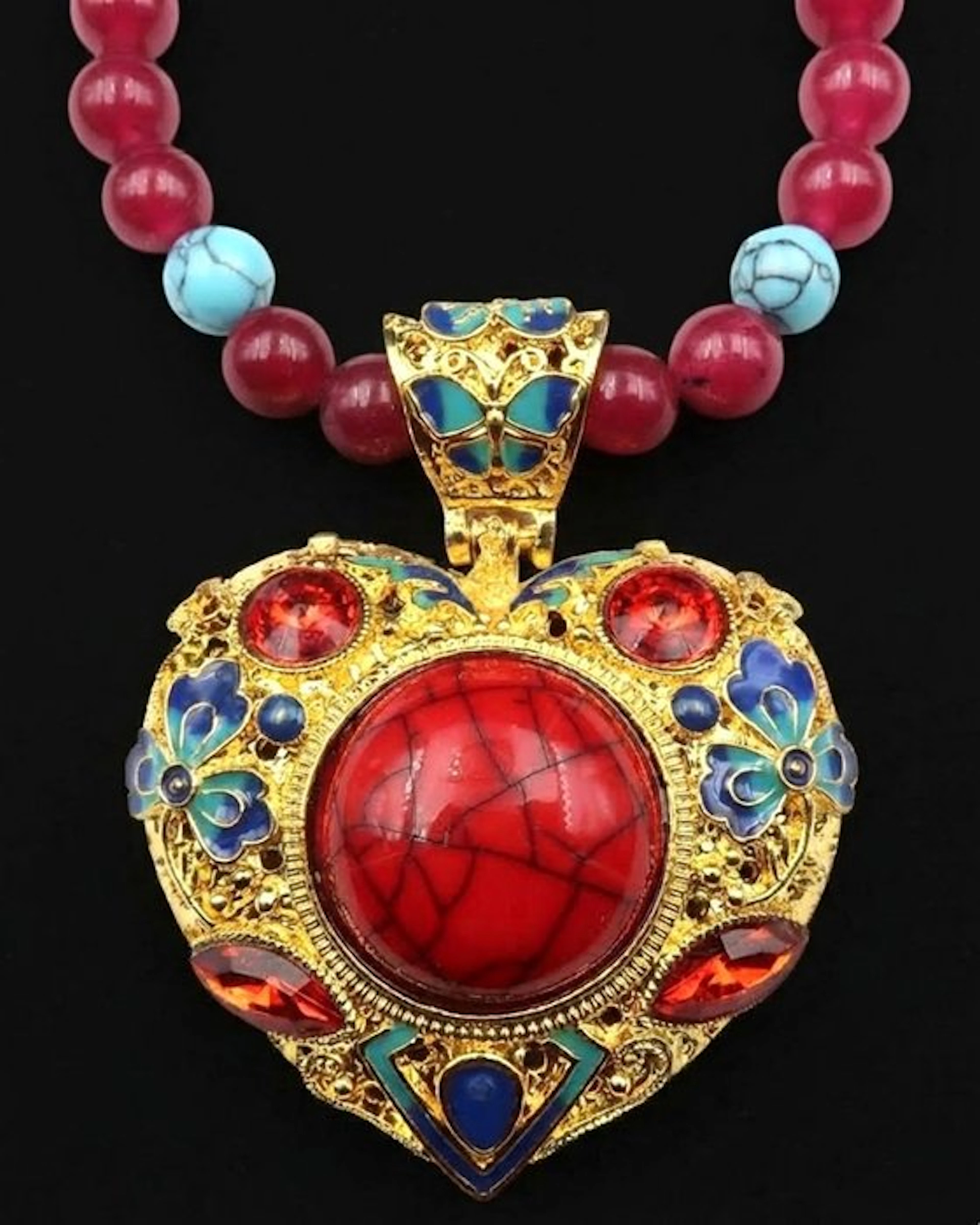 Turquoise howlite