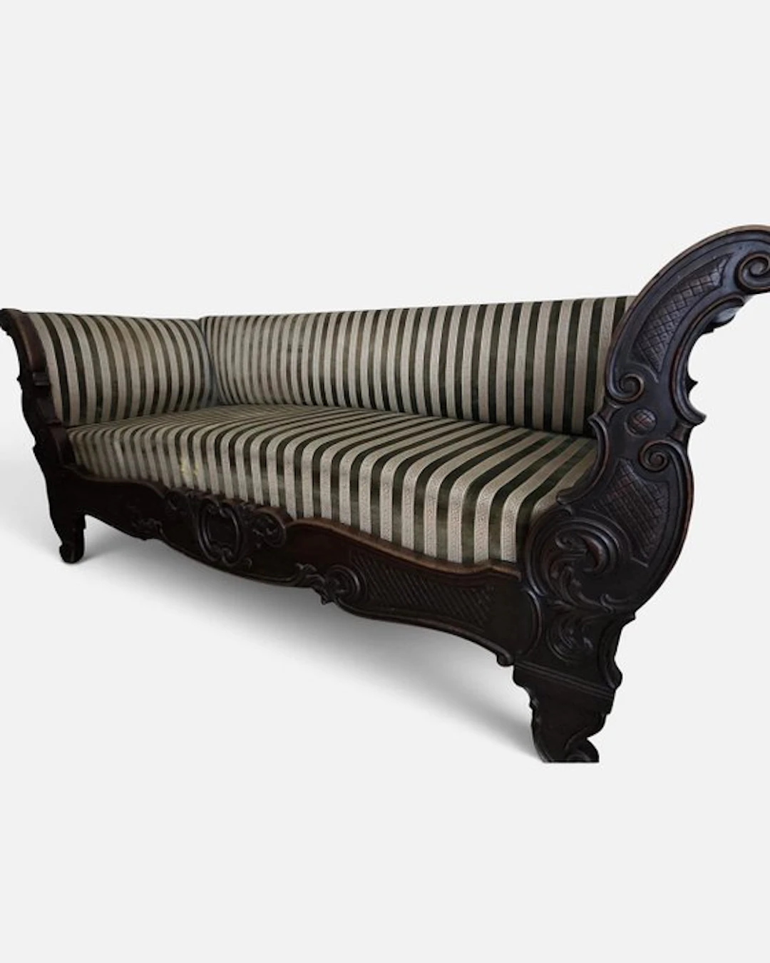 Sofa - Wood, Velvet