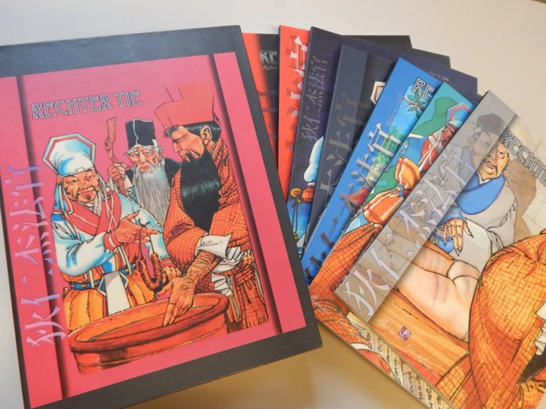 Rechter Tie 1 t/m 7 - Compleet in box - 1e druk van...